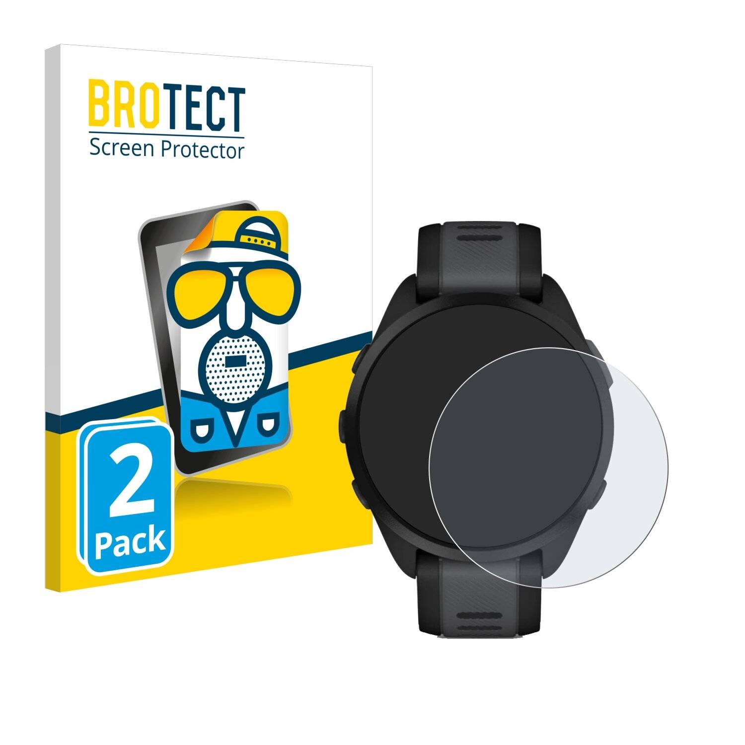 2x BROTECT Entspiegelungs-Folie für Garmin Forerunner
