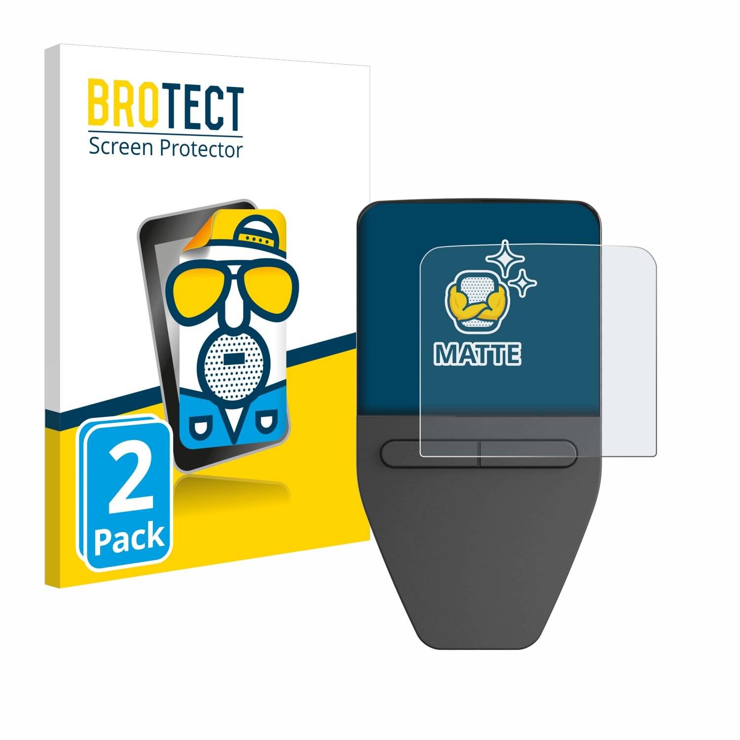 2x BROTECT Entspiegelungs-Folie für Trezor Safe