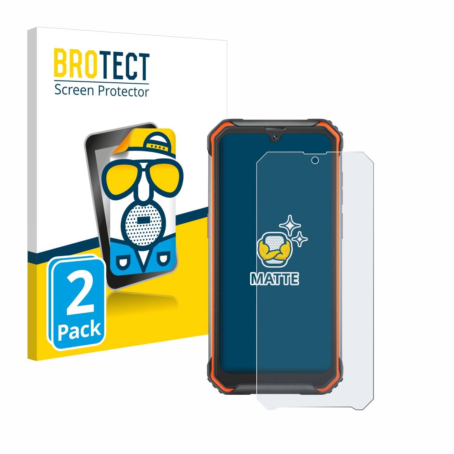 2x BROTECT Entspiegelungs-Folie für Blackview