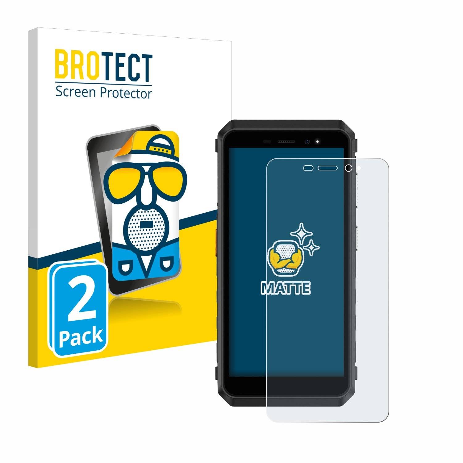 2x BROTECT Entspiegelungs-Folie für Ulefone Power Armor X11