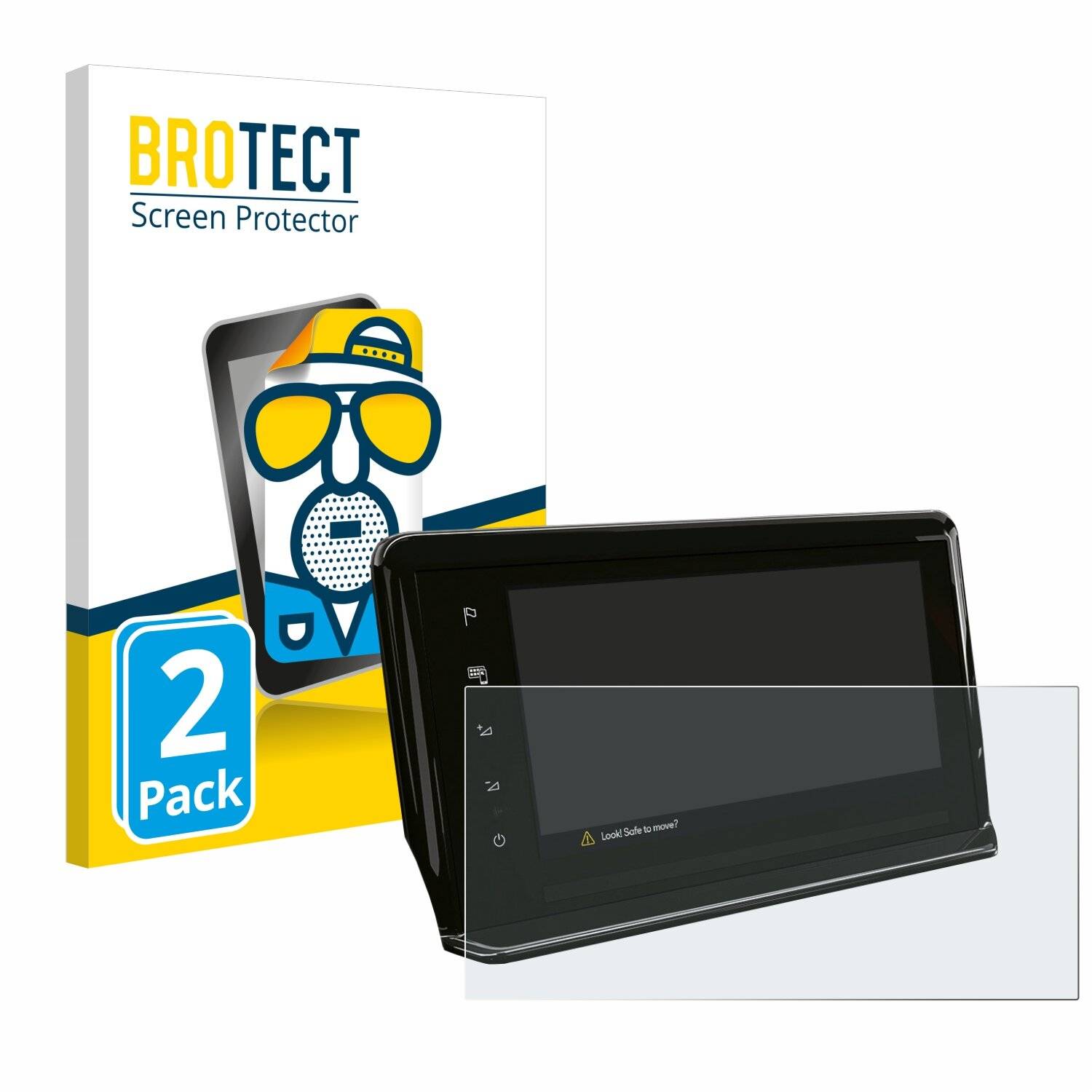 2x BROTECT Entspiegelungs-Folie für Seat Ibiza Style 9,2