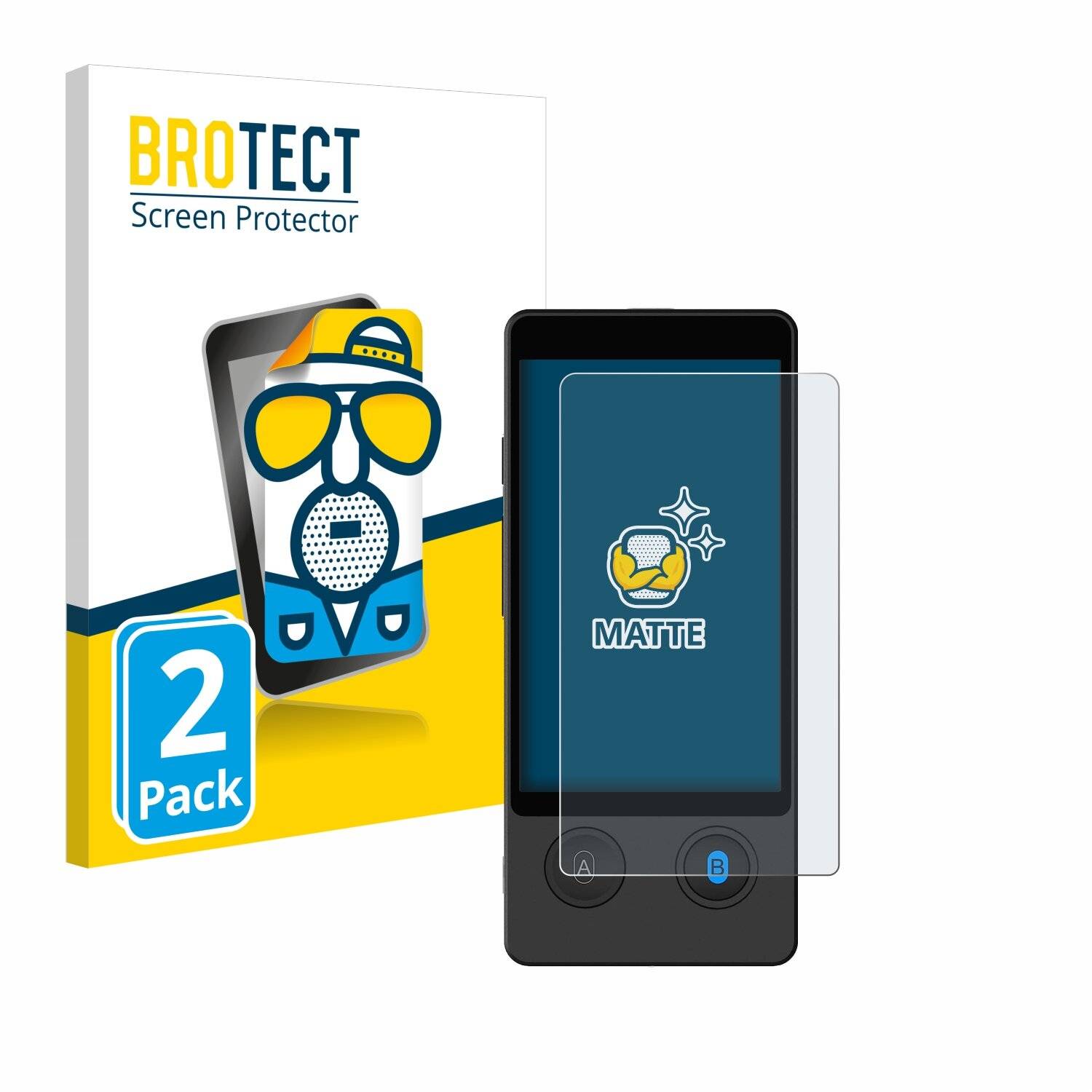 2x BROTECT Entspiegelungs-Folie für Anfier Offline