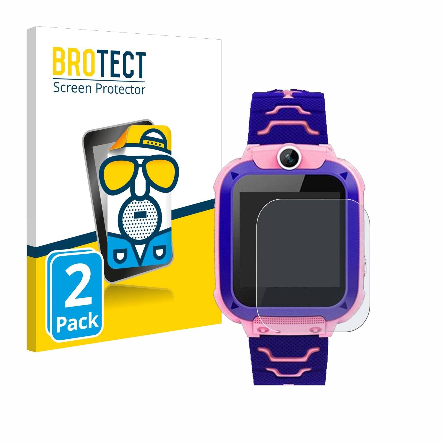 2x BROTECT Entspiegelungs-Folie für Bothergu Kids Smartwatch