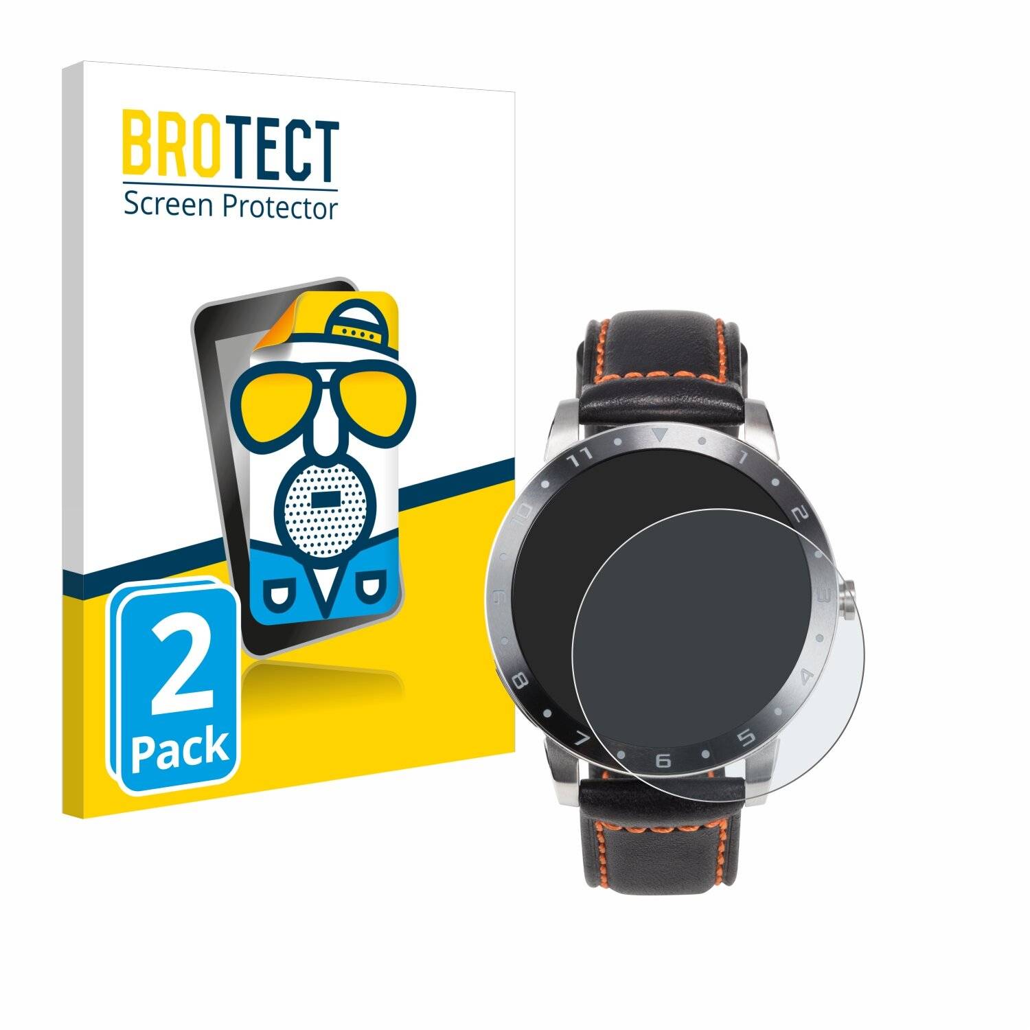 2x BROTECT Entspiegelungs-Folie für ASUS VivoWatch
