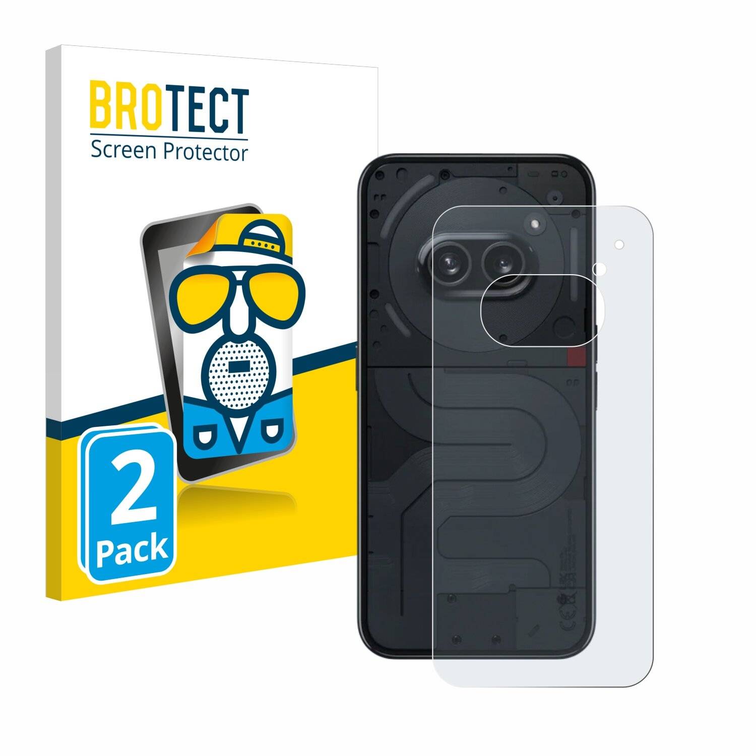 2x BROTECT Entspiegelungs-Folie für Nothing Phone (2a)