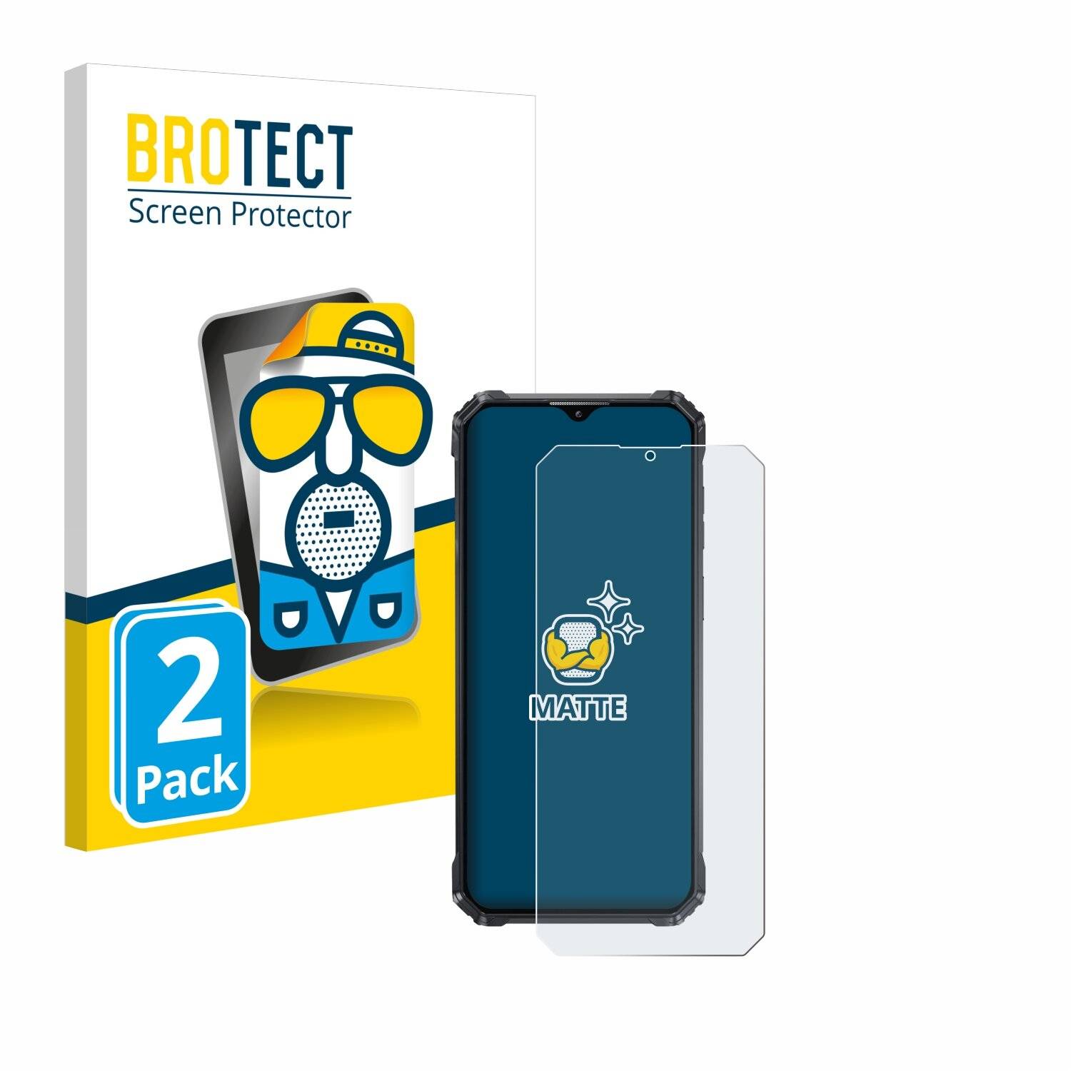 2x BROTECT Entspiegelungs-Folie für Oukitel