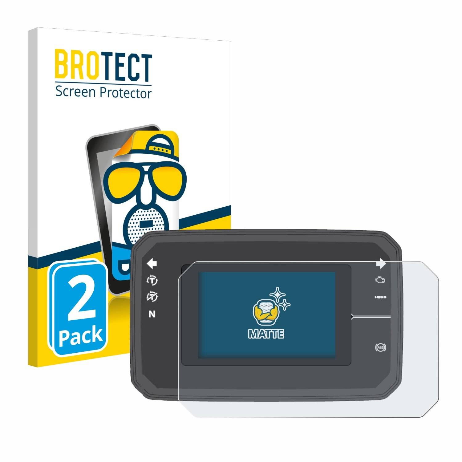 2x BROTECT Entspiegelungs-Folie für Honda CB650R TFT