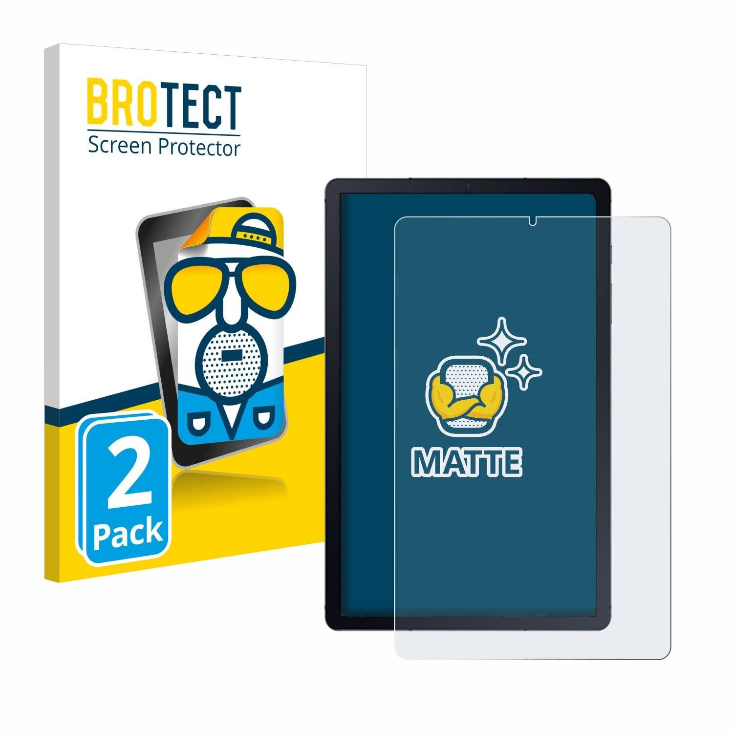 2x BROTECT Entspiegelungs-Folie für Samsung Galaxy Tab S6 Lite LTE