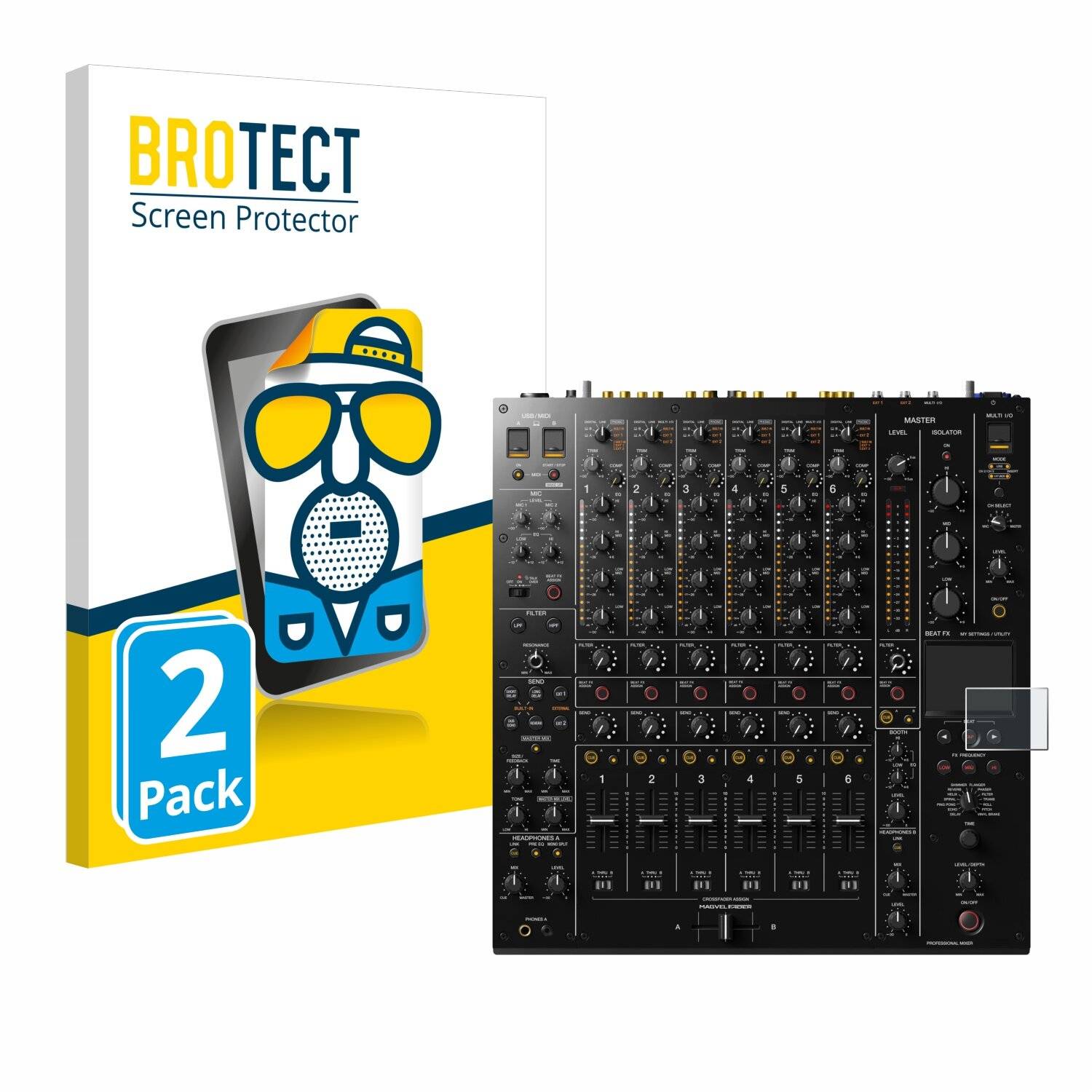 2x BROTECT Entspiegelungs-Folie für Pioneer