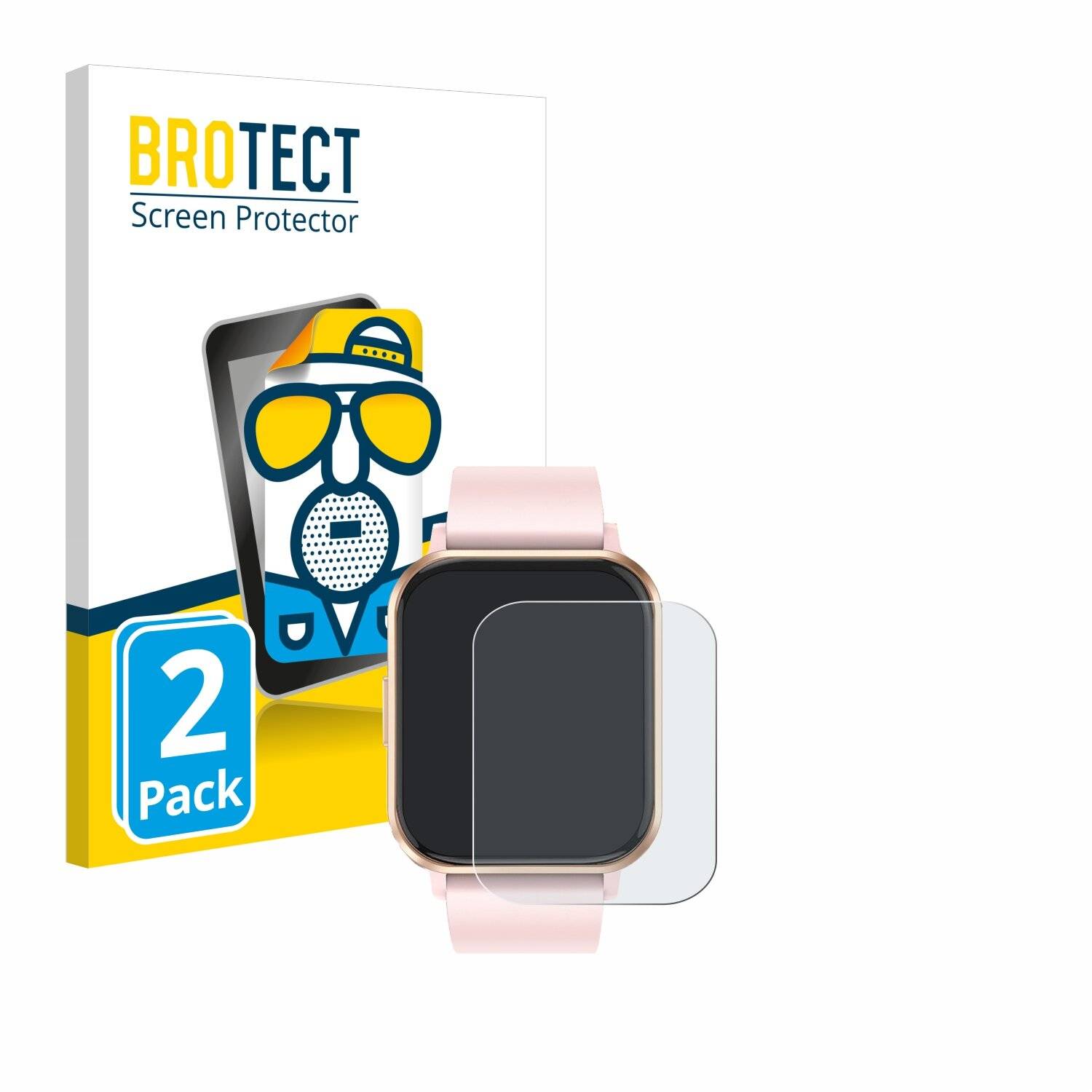2x BROTECT Entspiegelungs-Folie für walkbee Smartwatch