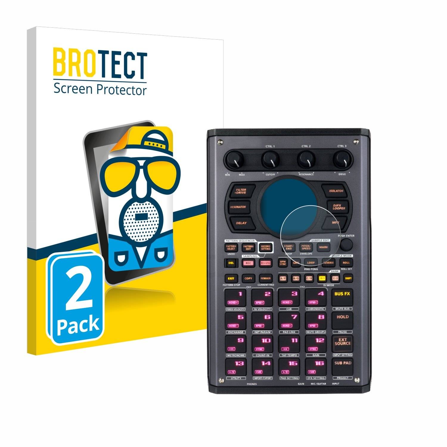 2x BROTECT Entspiegelungs-Folie für Roland