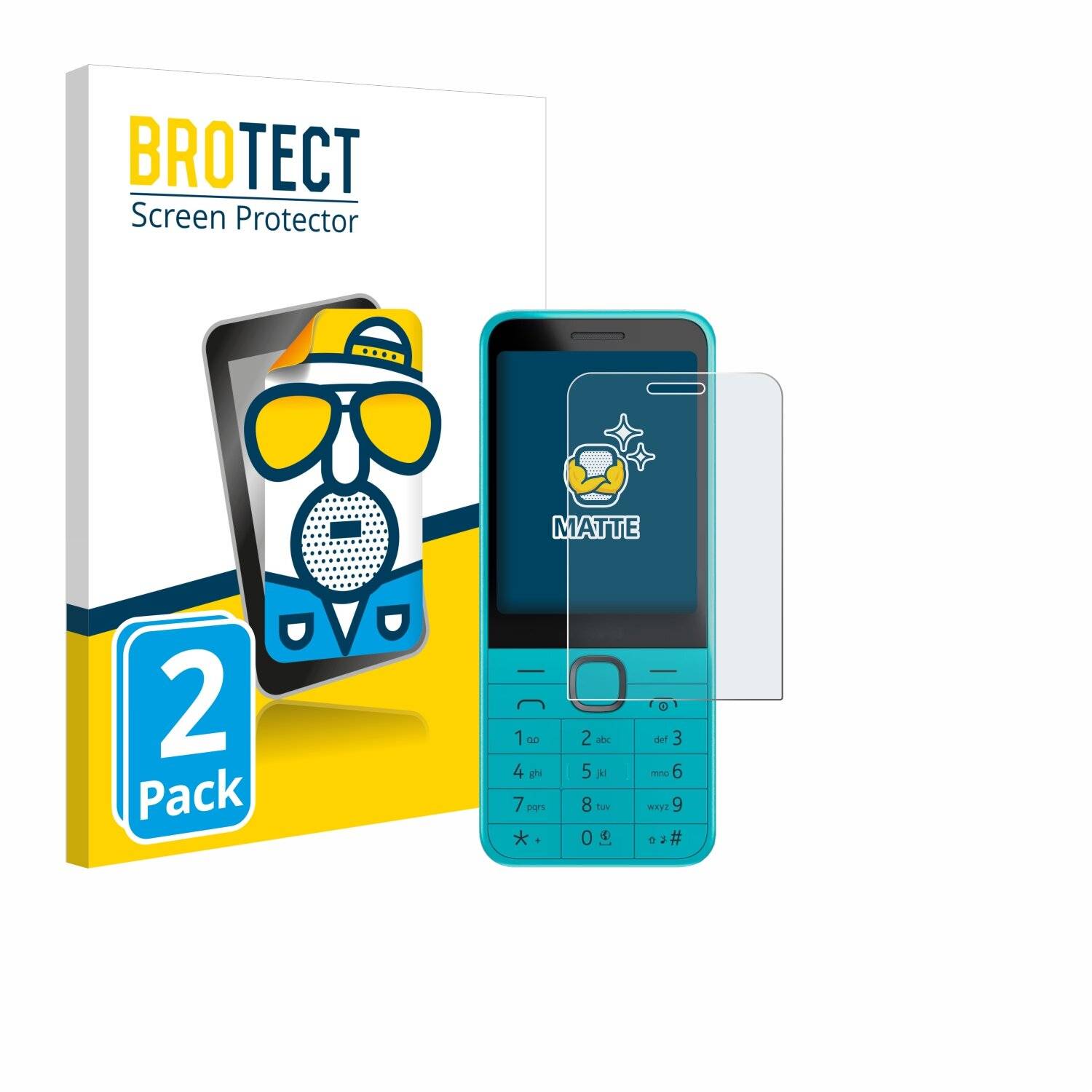 2x BROTECT Entspiegelungs-Folie für Nokia 235 4G