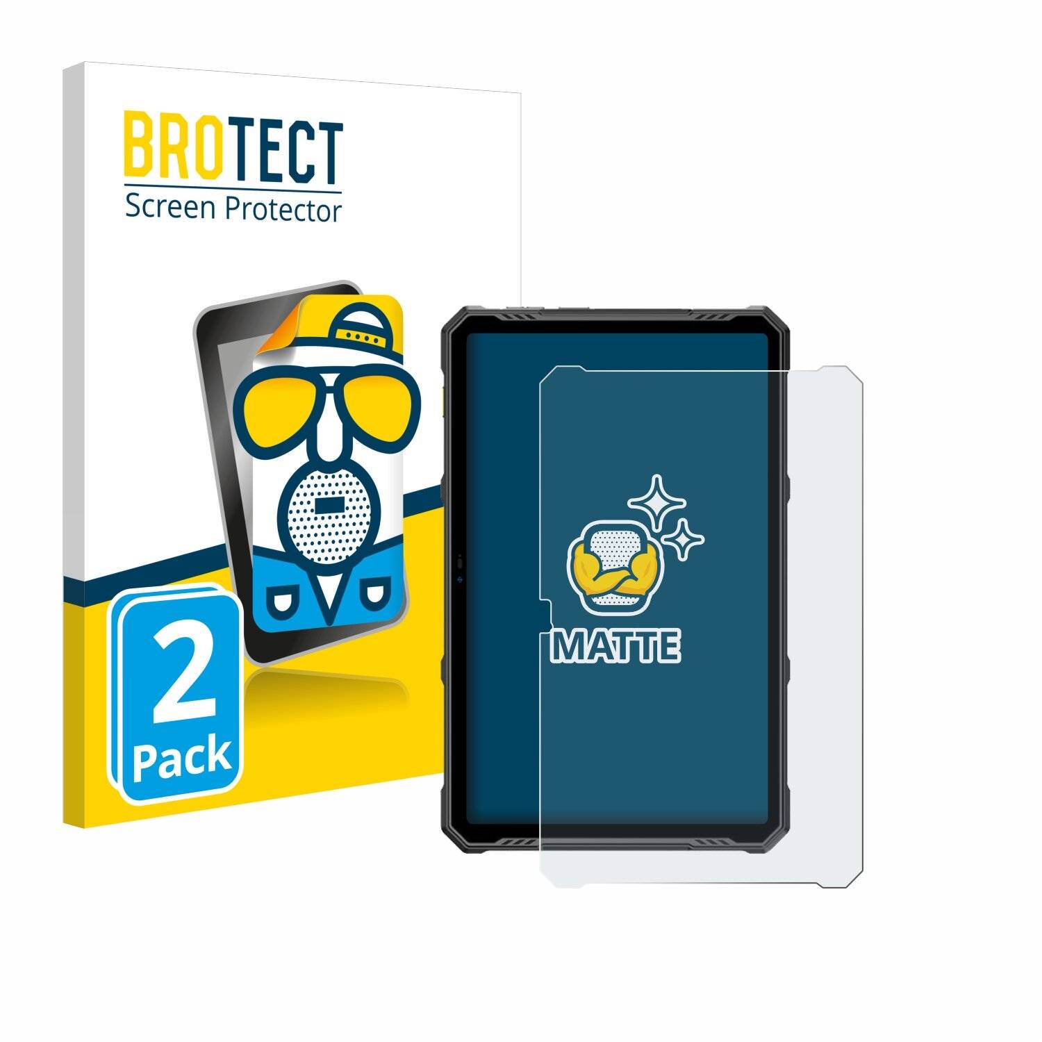 2x BROTECT Entspiegelungs-Folie für Ulefone Armor Pad 3