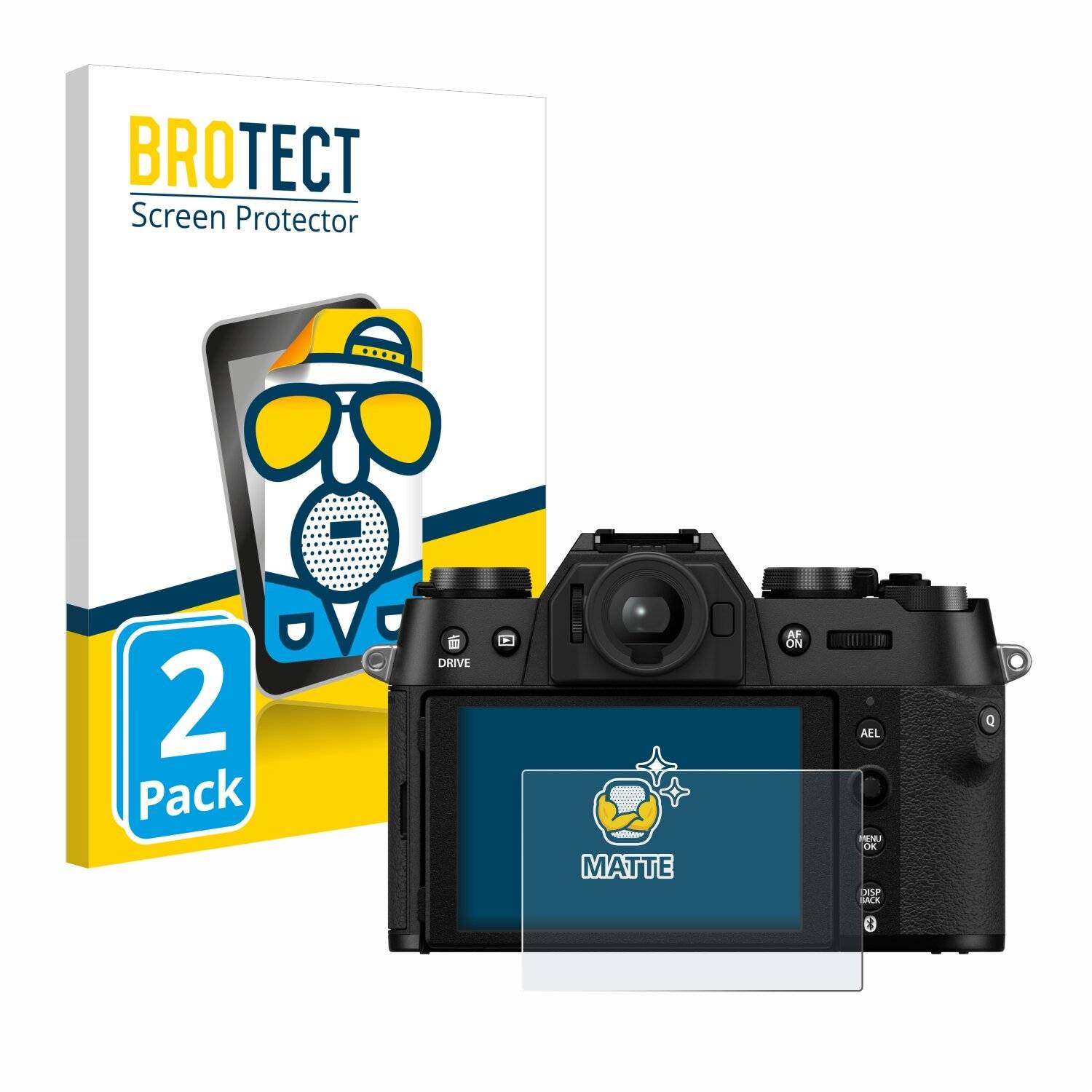 2x BROTECT Entspiegelungs-Folie für Fujifilm