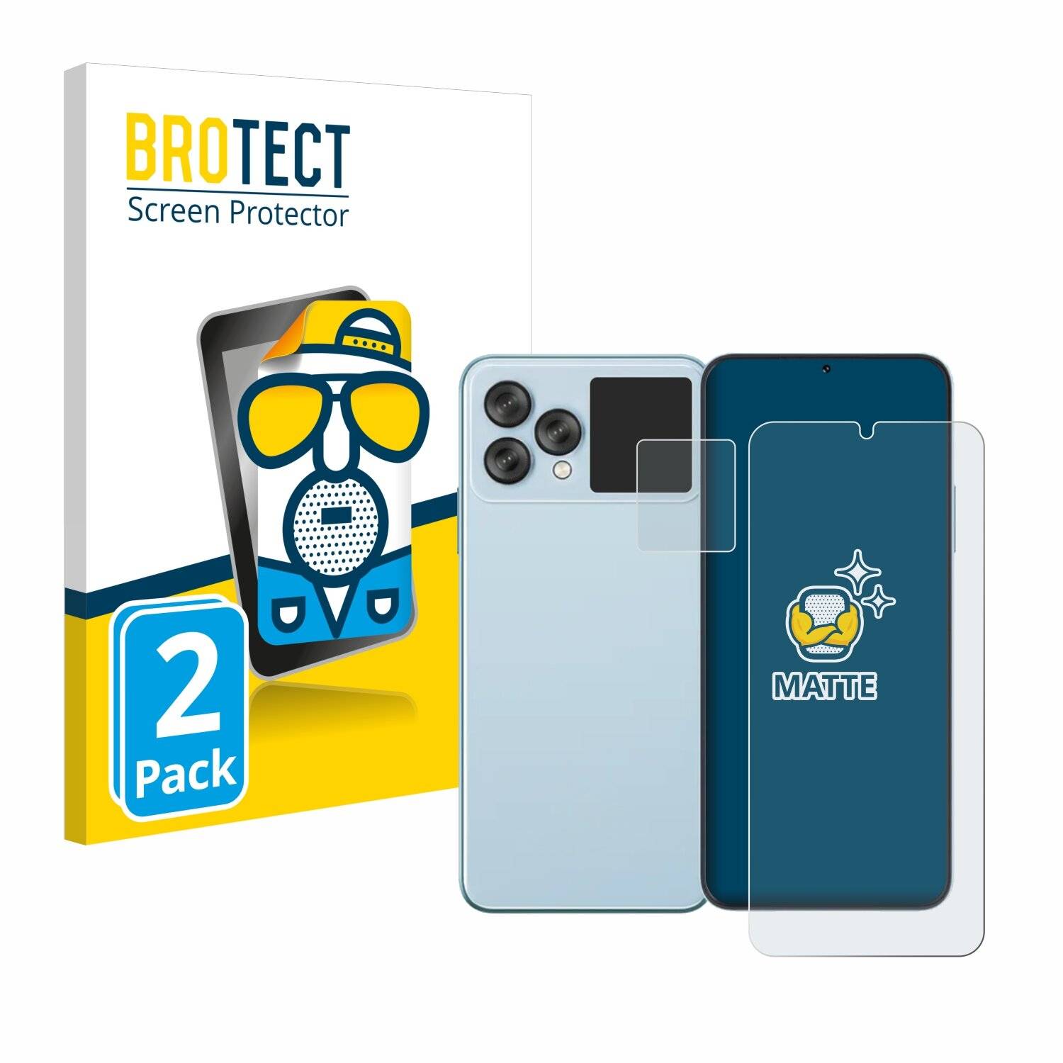 2x BROTECT Entspiegelungs-Folie für Cubot Hafury