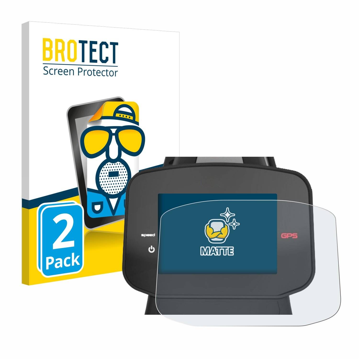 2x BROTECT Entspiegelungs-Folie für PowaKaddy FX7 GPS