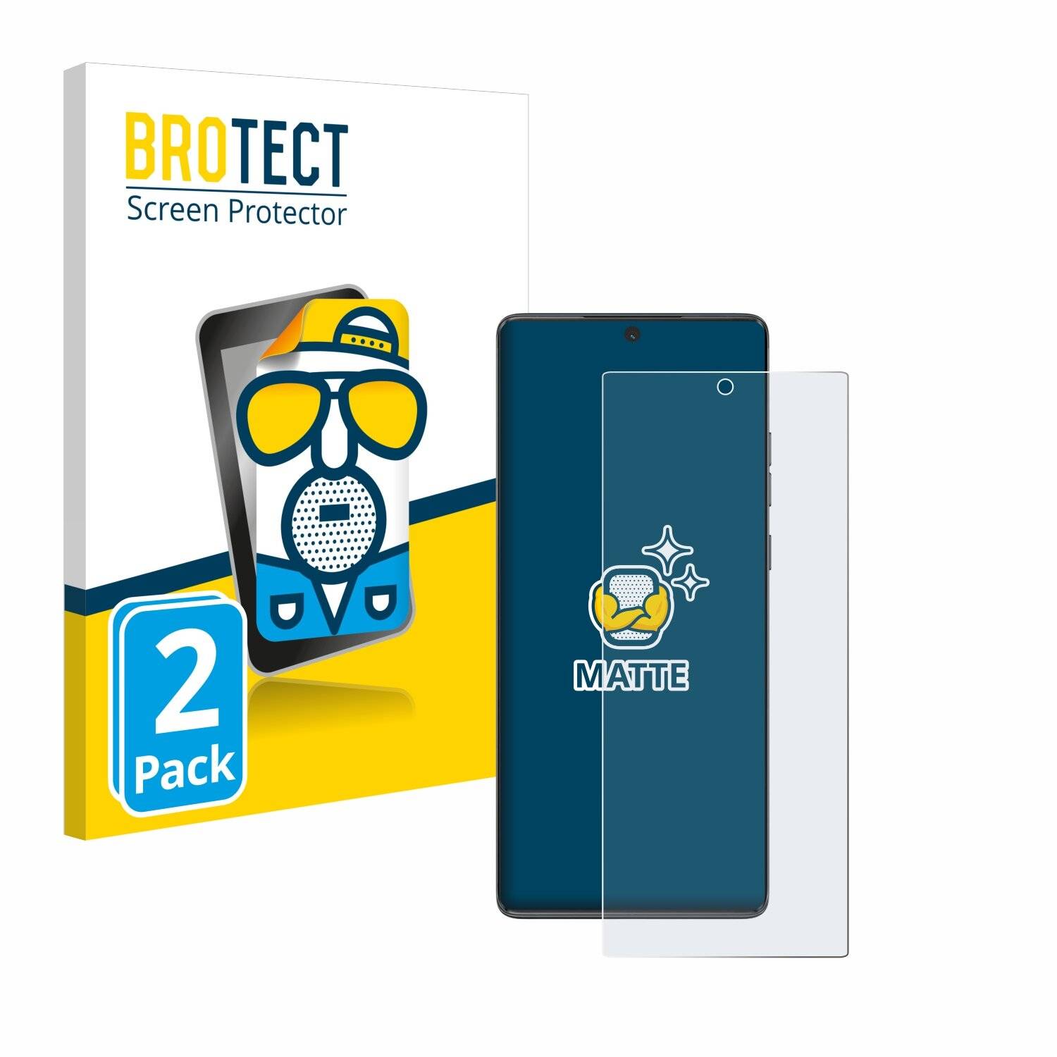 2x BROTECT Entspiegelungs-Folie für Motorola Moto