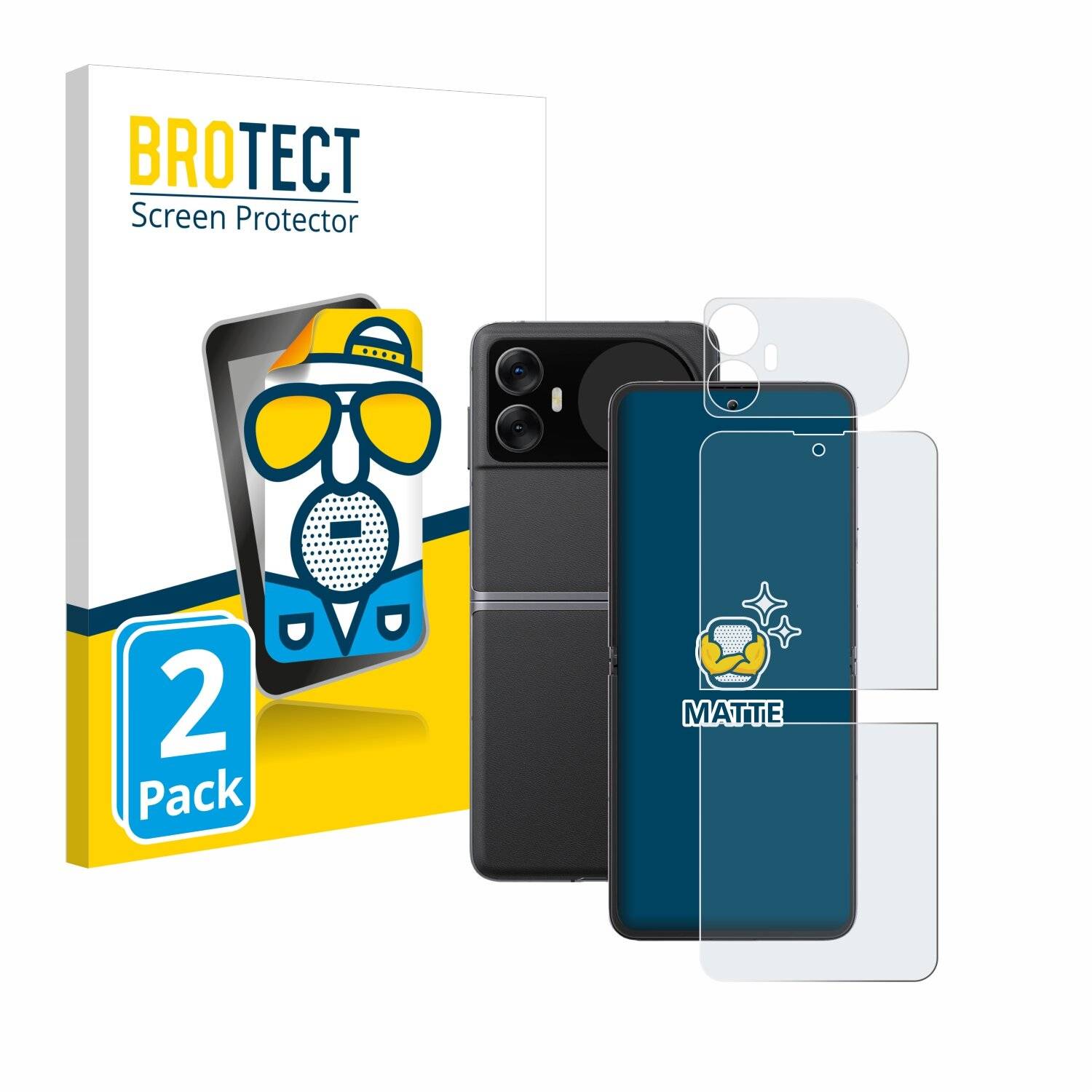 2x BROTECT Entspiegelungs-Folie für Blackview Hero 10