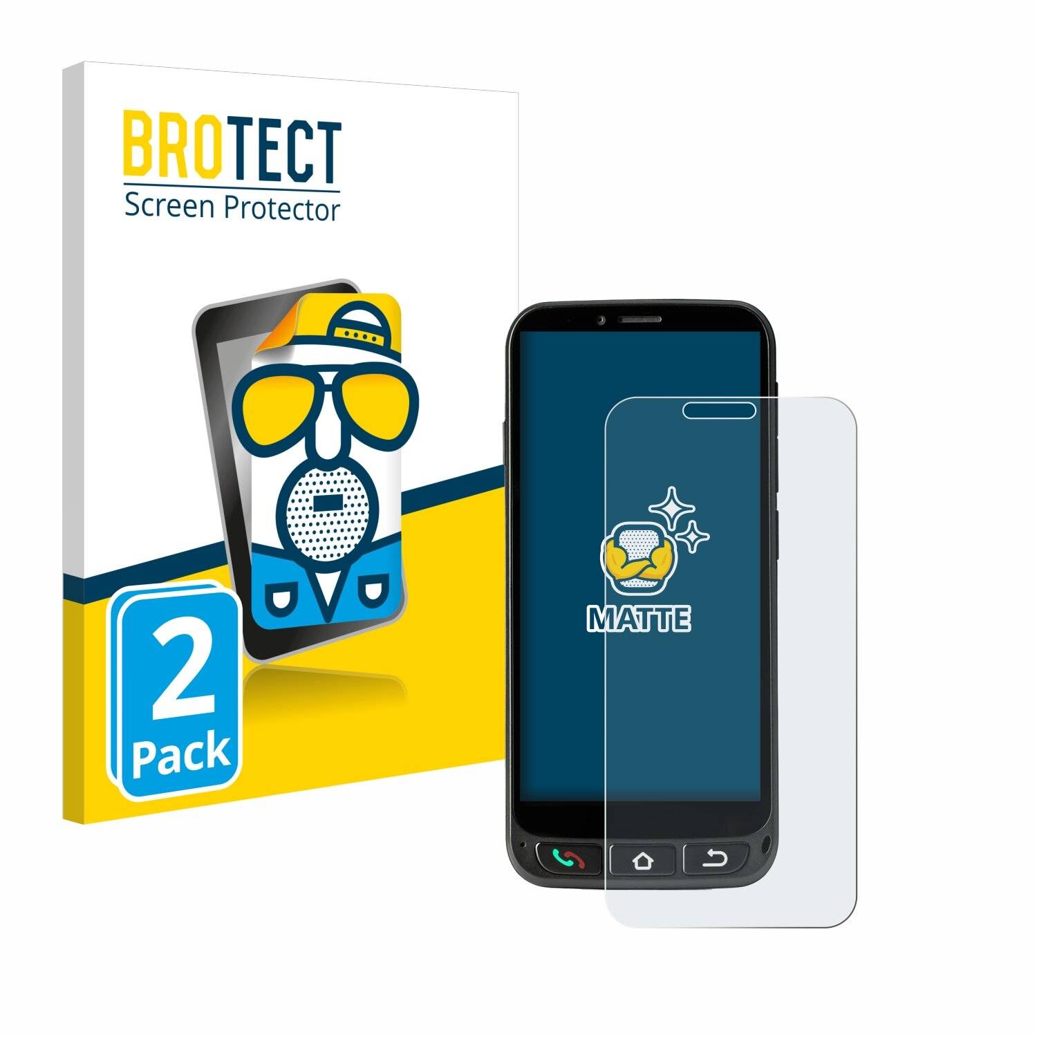 2x BROTECT Entspiegelungs-Folie für SPC Zeus 4G