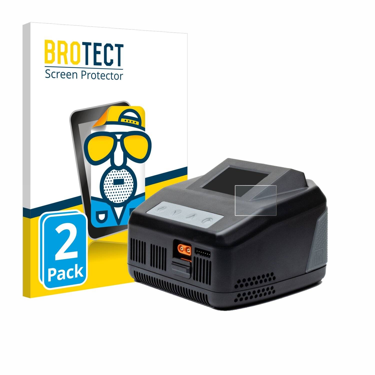 2x BROTECT Entspiegelungs-Folie für Spektrum Smart charger S1200