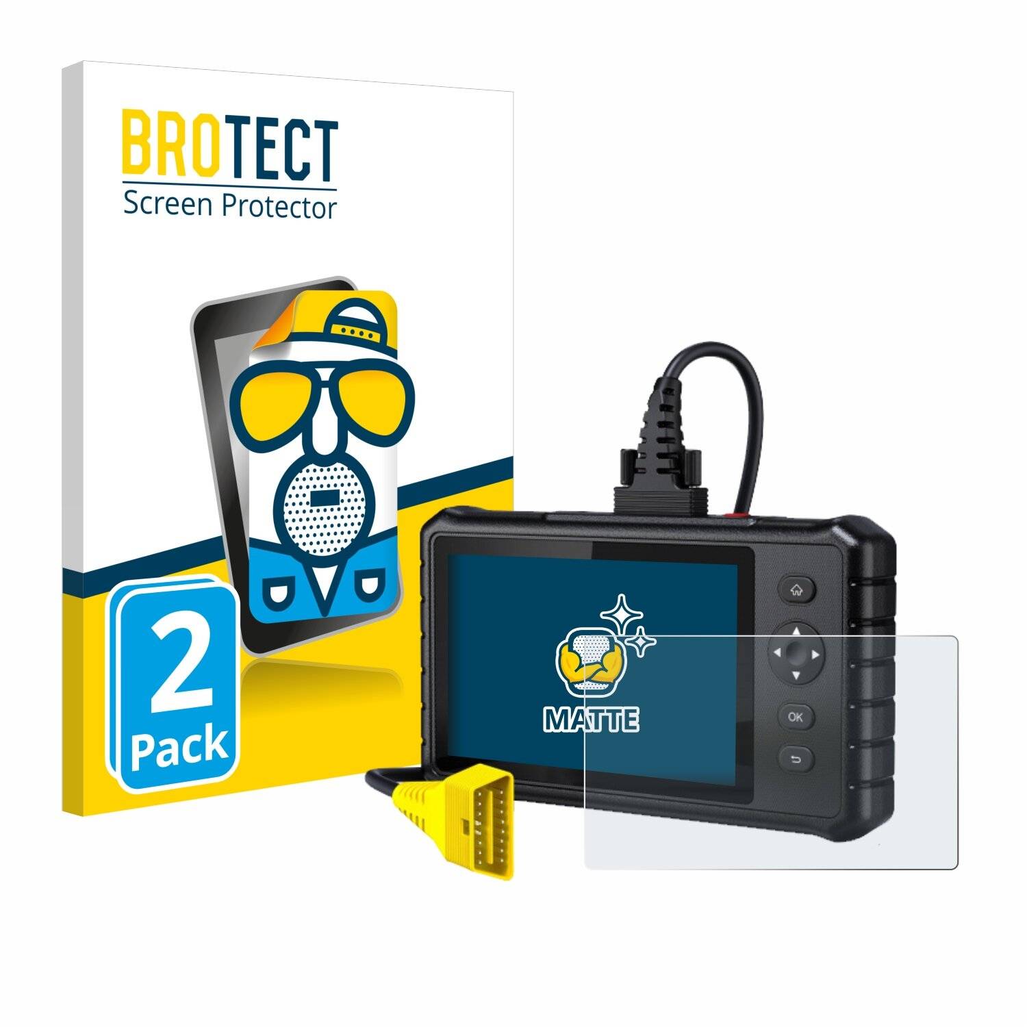 2x BROTECT Entspiegelungs-Folie für Launch CRP 349