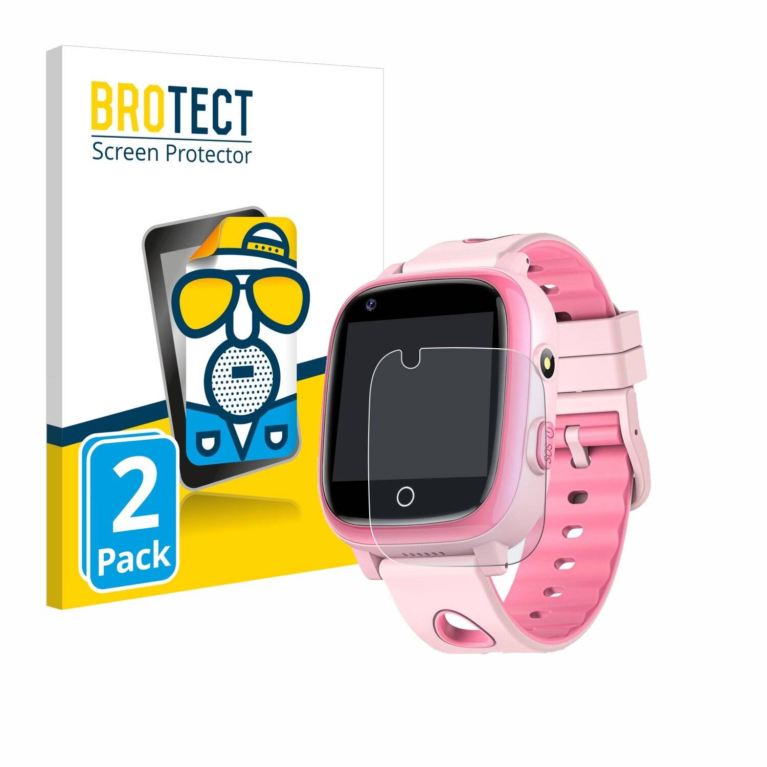 2x BROTECT Entspiegelungs-Folie für Sanorum Kids Smartwatch