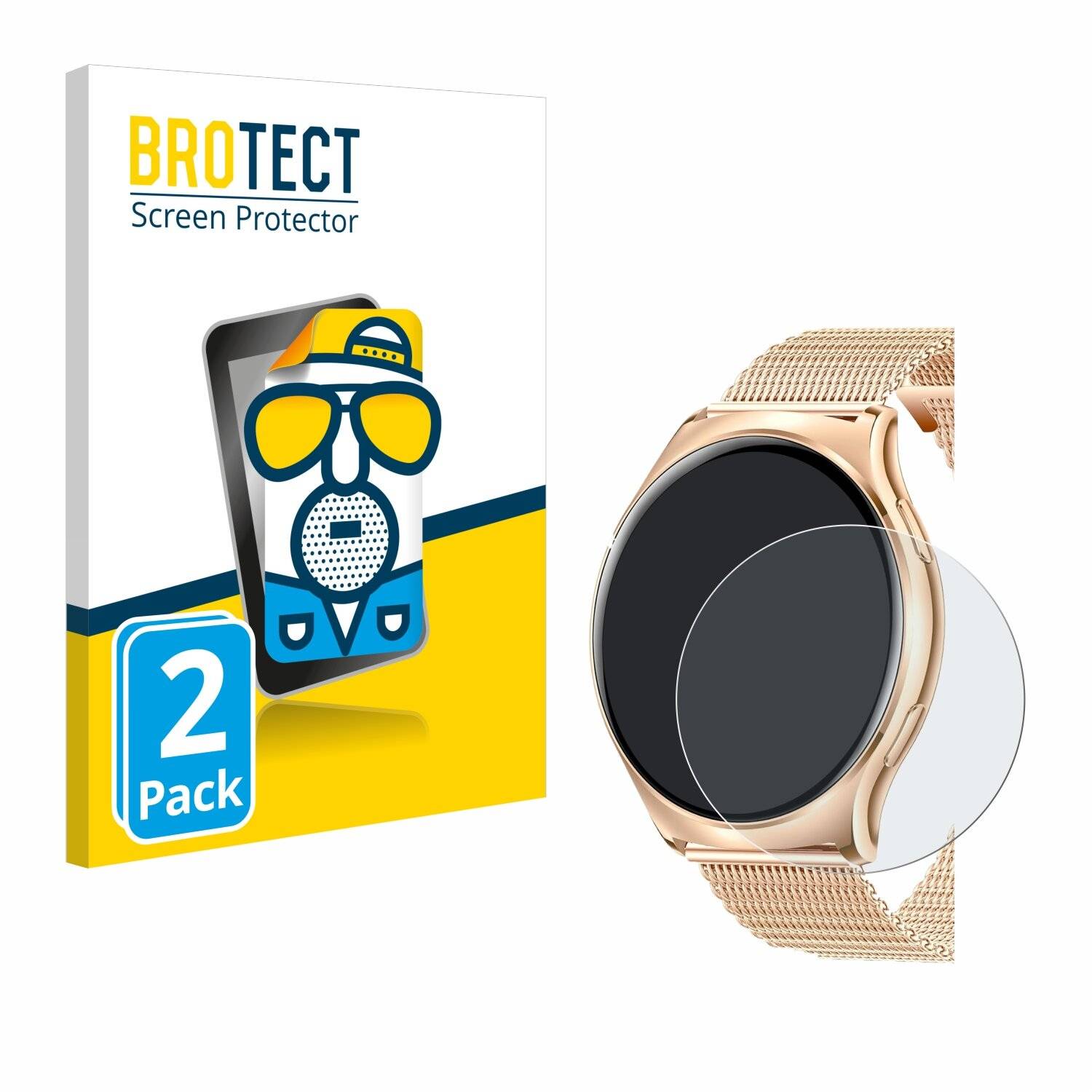 2x BROTECT Entspiegelungs-Folie für Iaret Smartwatch