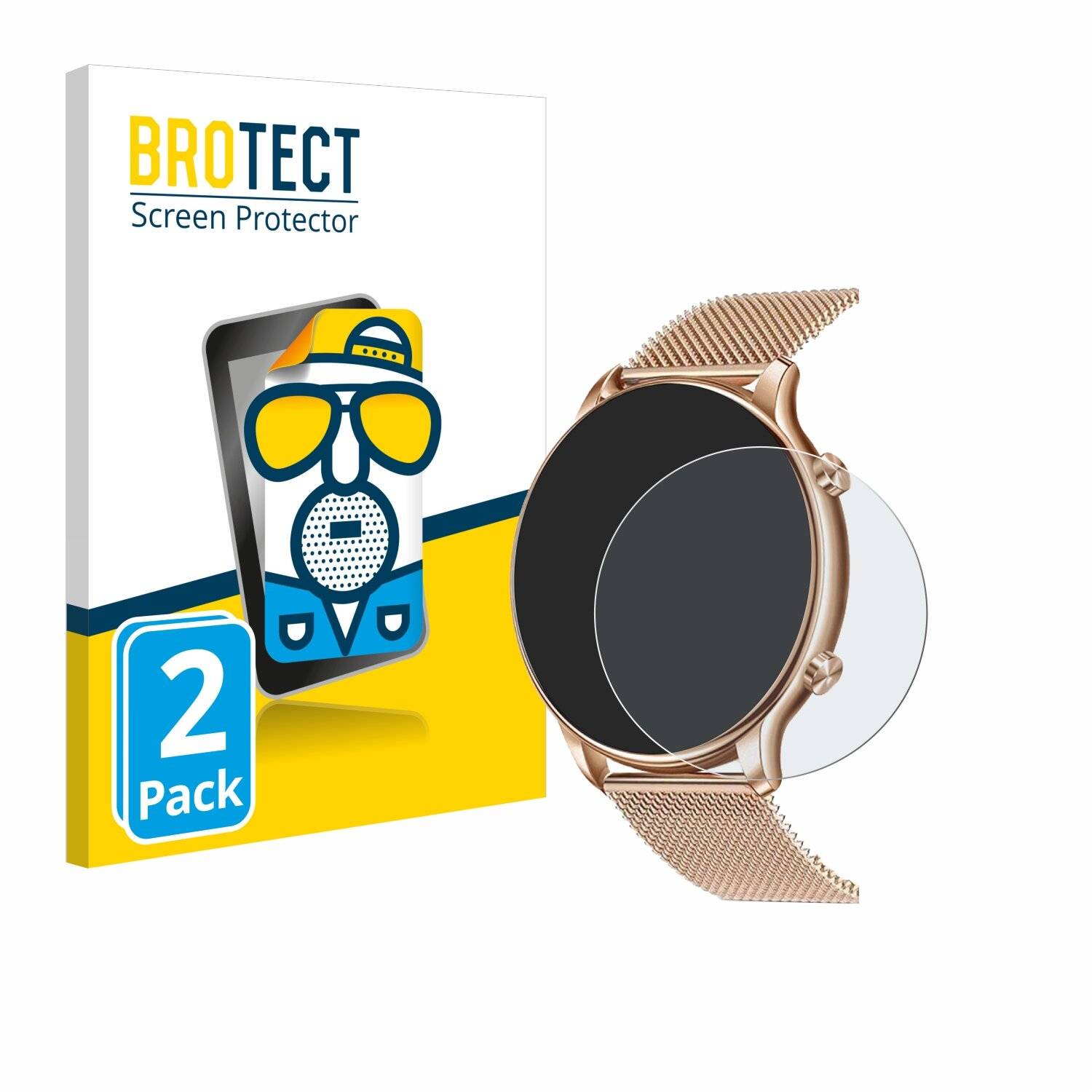 2x BROTECT Entspiegelungs-Folie für Luniqueshop LSWATCH