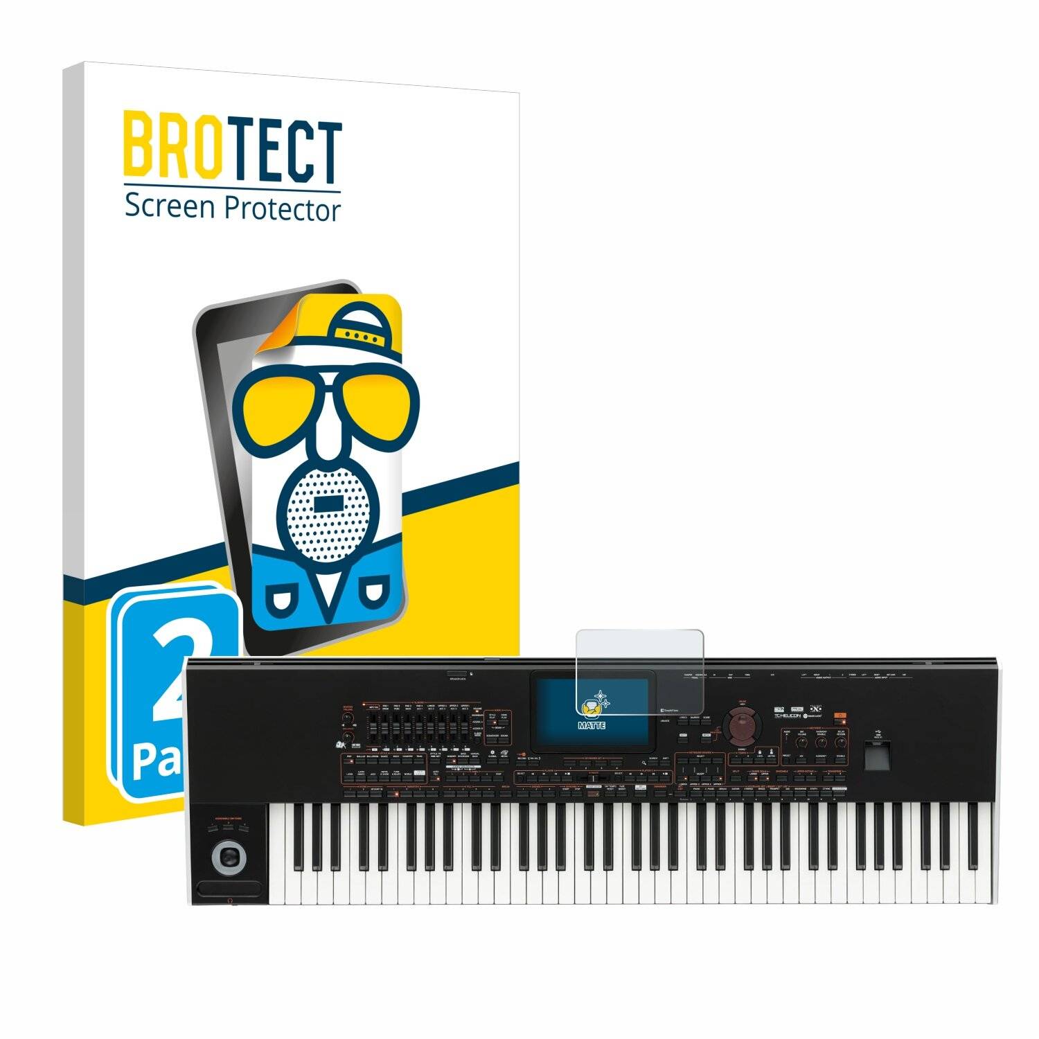 2x BROTECT Entspiegelungs-Folie für KORG