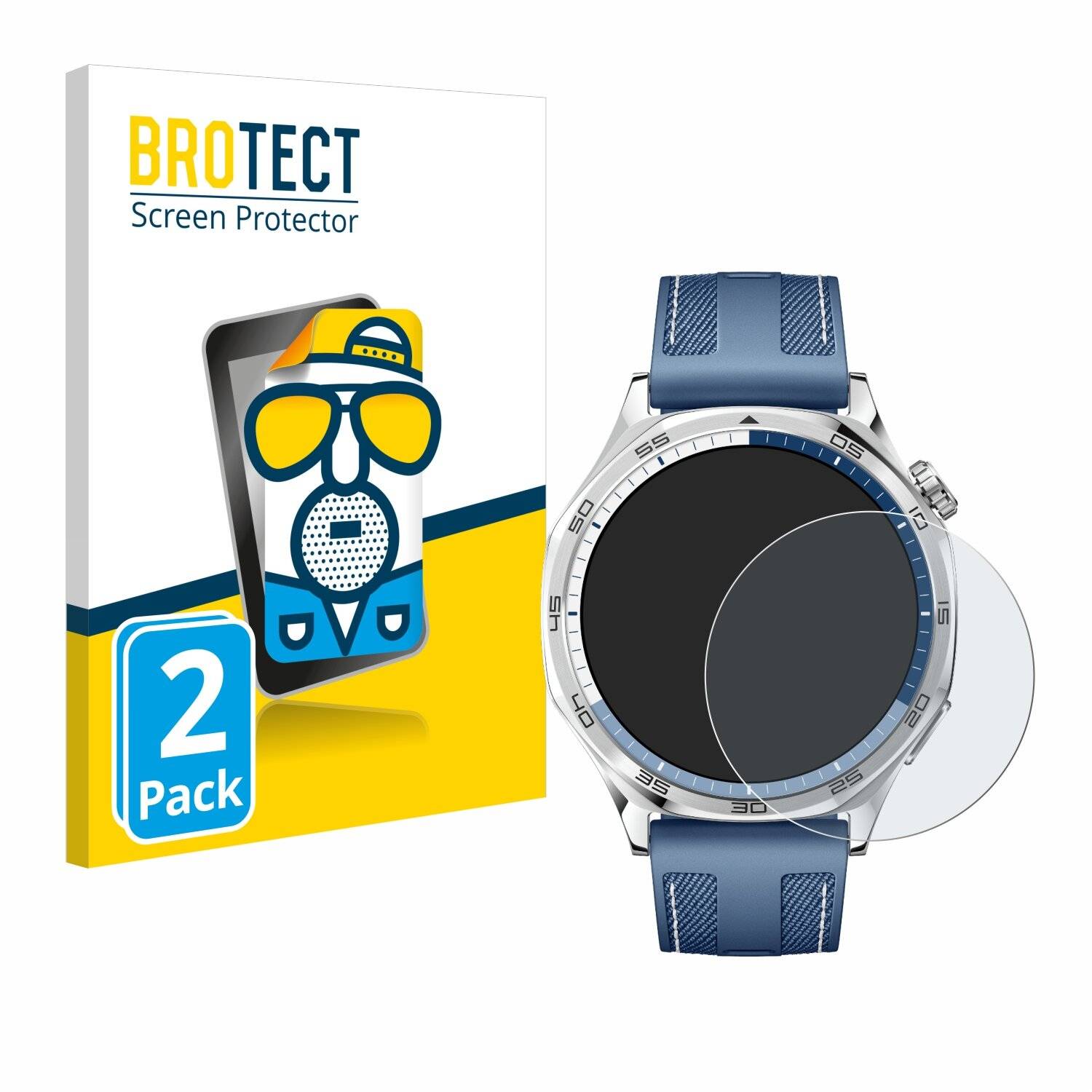 2x BROTECT Entspiegelungs-Folie für Huawei Watch GT 5 (46
