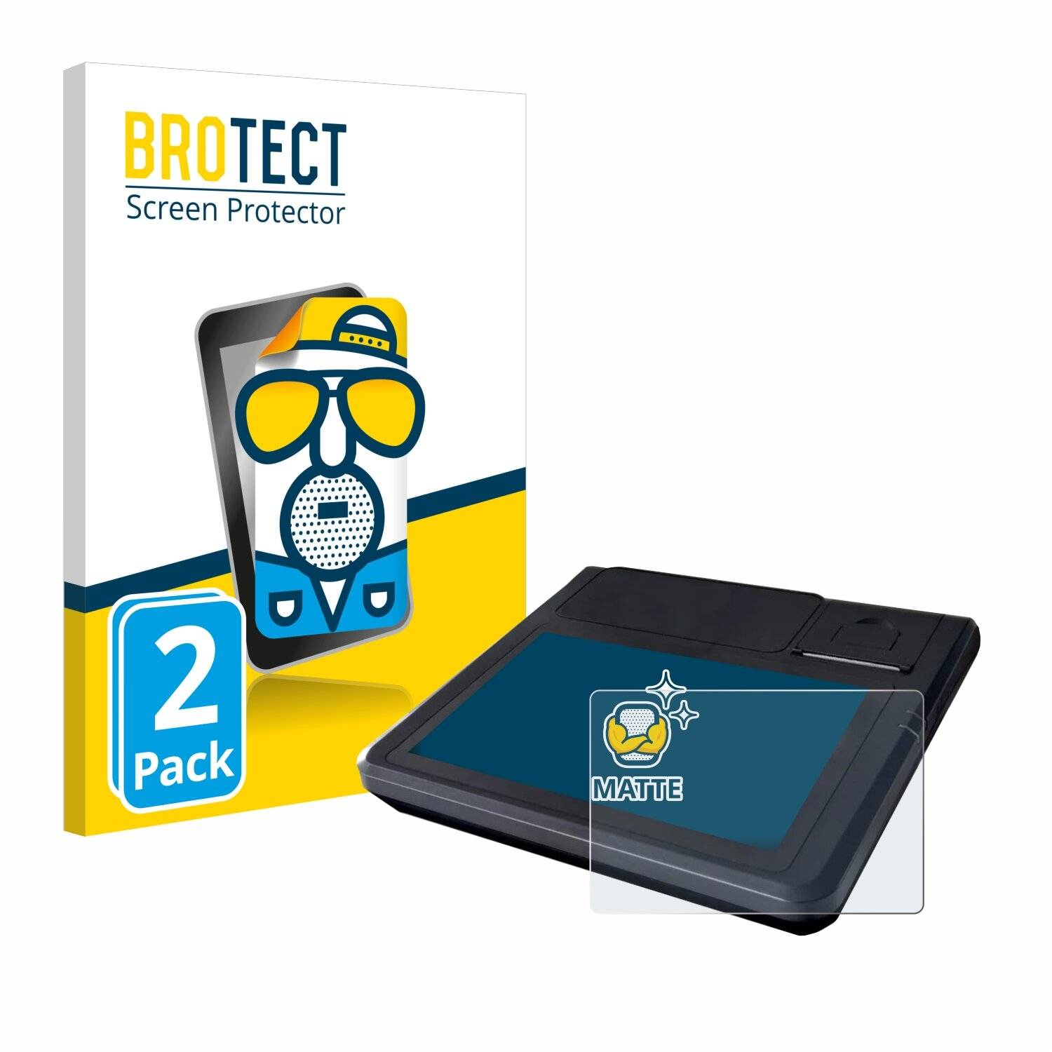 2x BROTECT Entspiegelungs-Folie für Techfive ECR