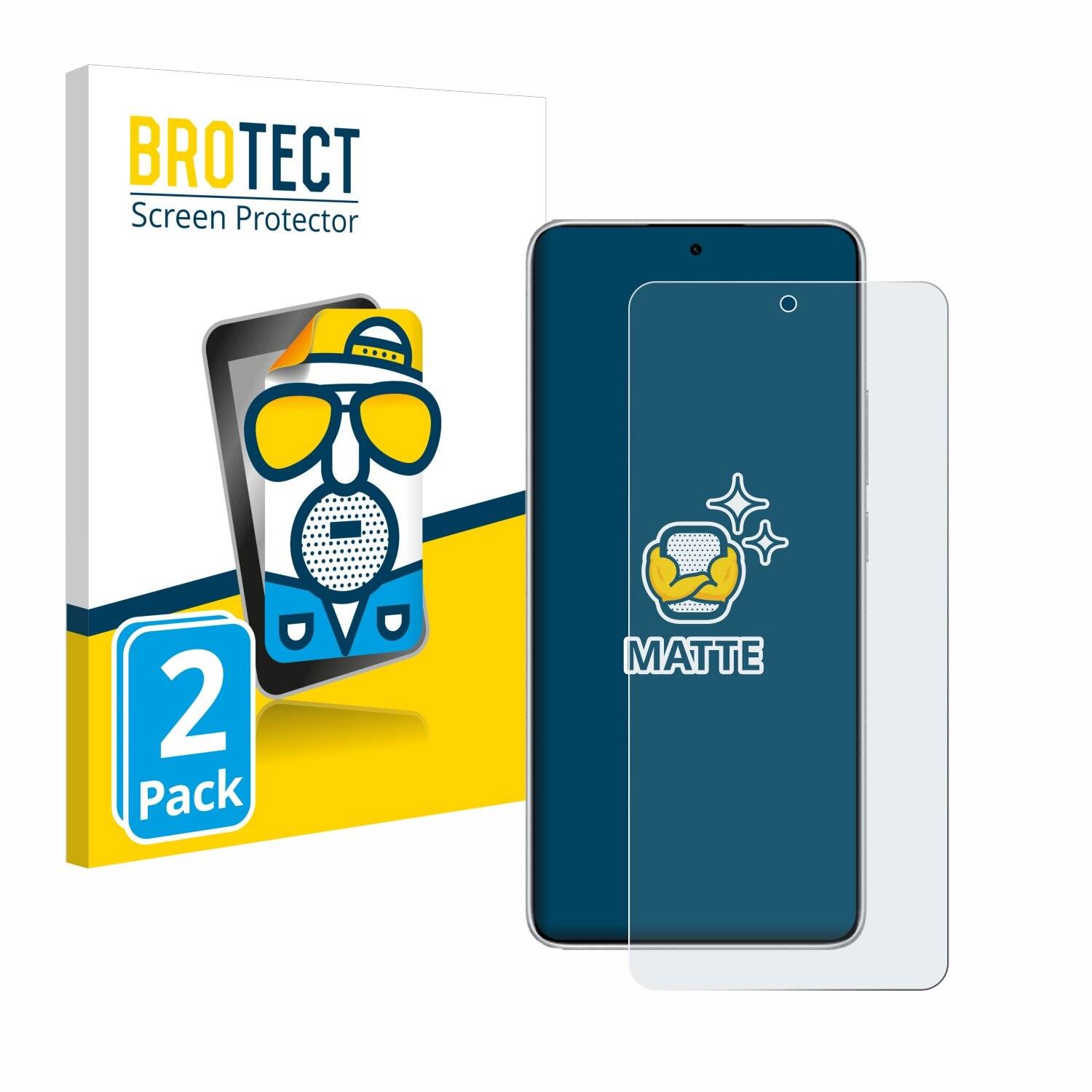 2x BROTECT Entspiegelungs-Folie für Xiaomi Redmi Note