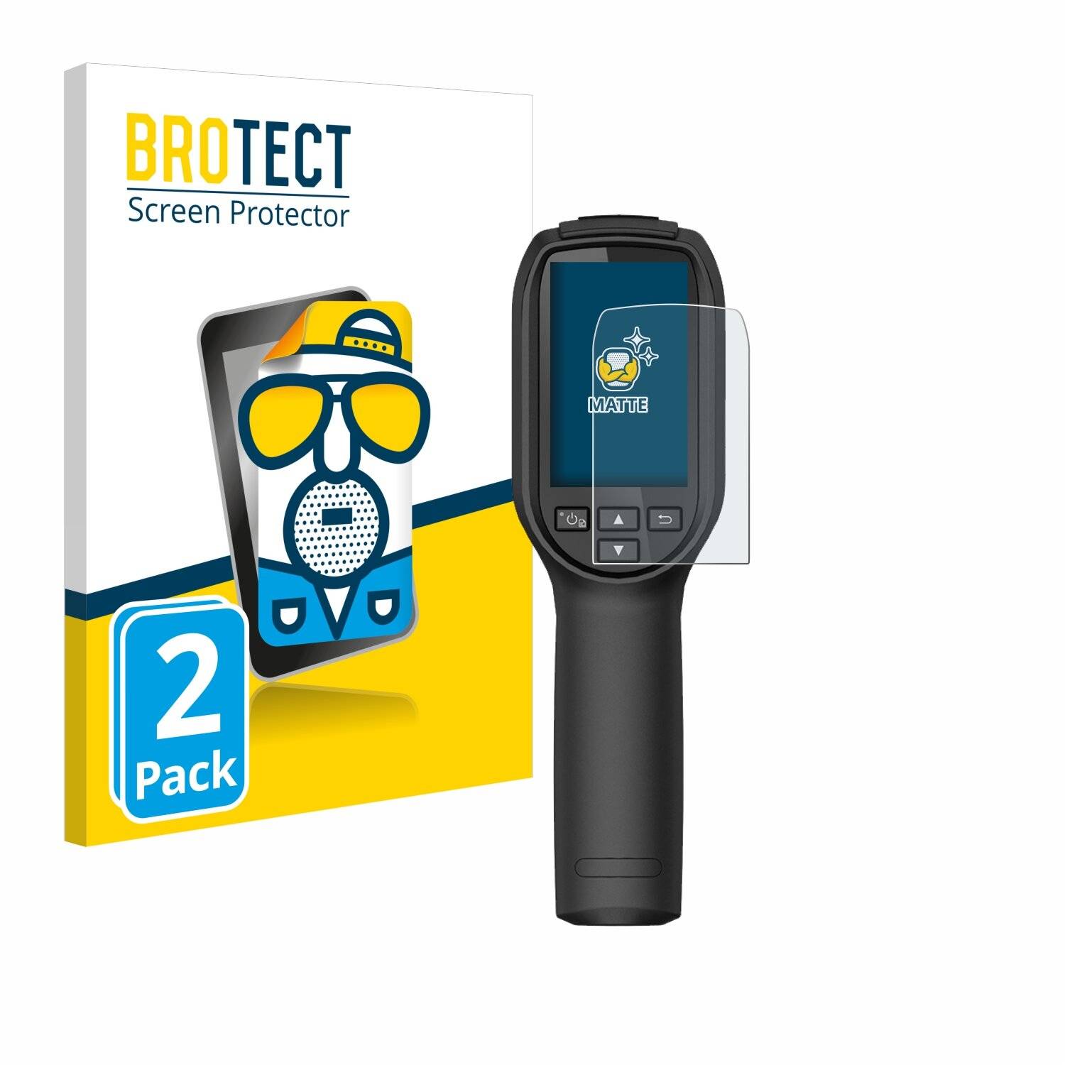 2x BROTECT Entspiegelungs-Folie für Hikmicro Eco /