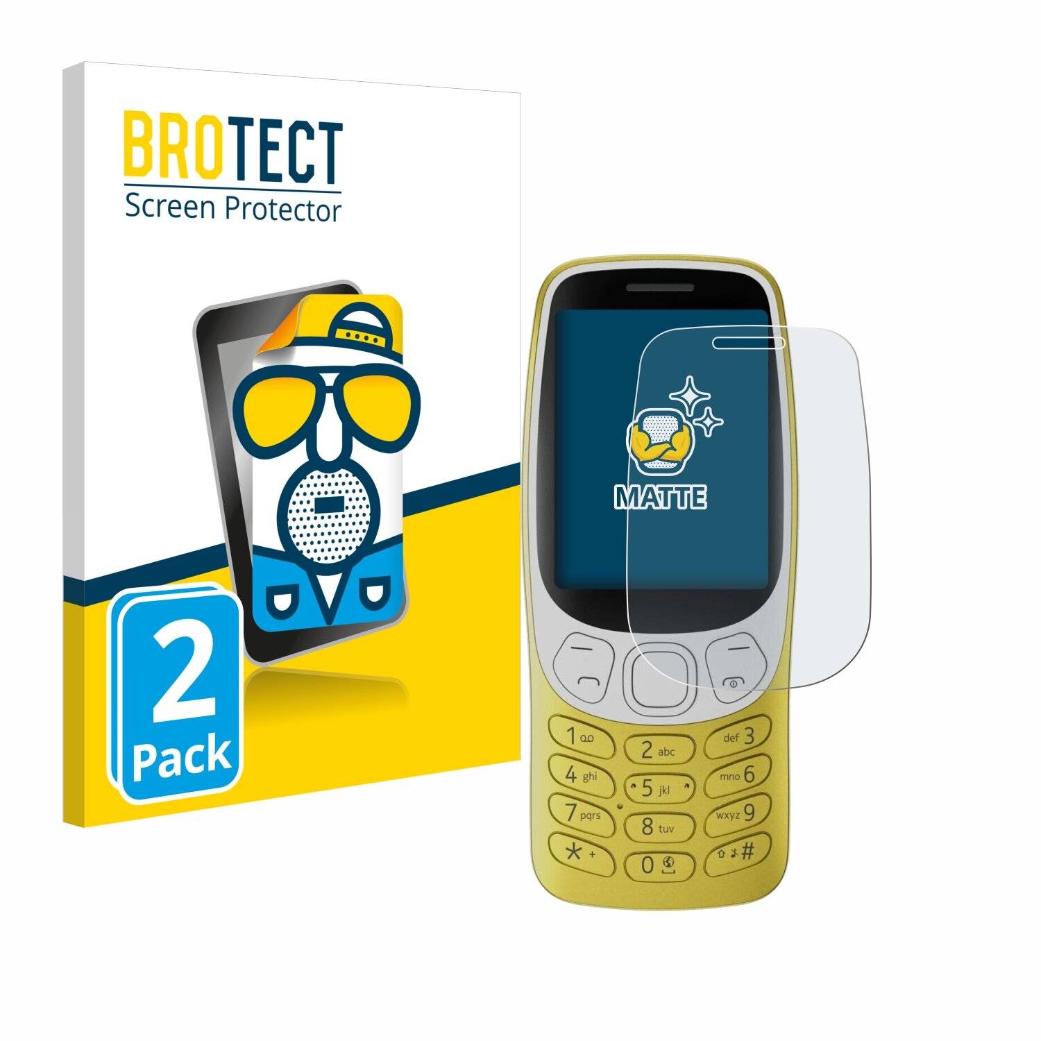 2x BROTECT Entspiegelungs-Folie für Nokia