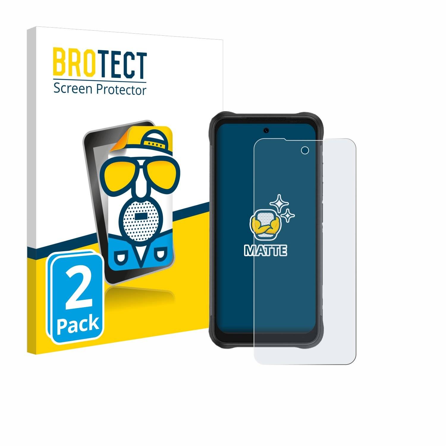 2x BROTECT Entspiegelungs-Folie für Umidigi Bison GT2 Pro