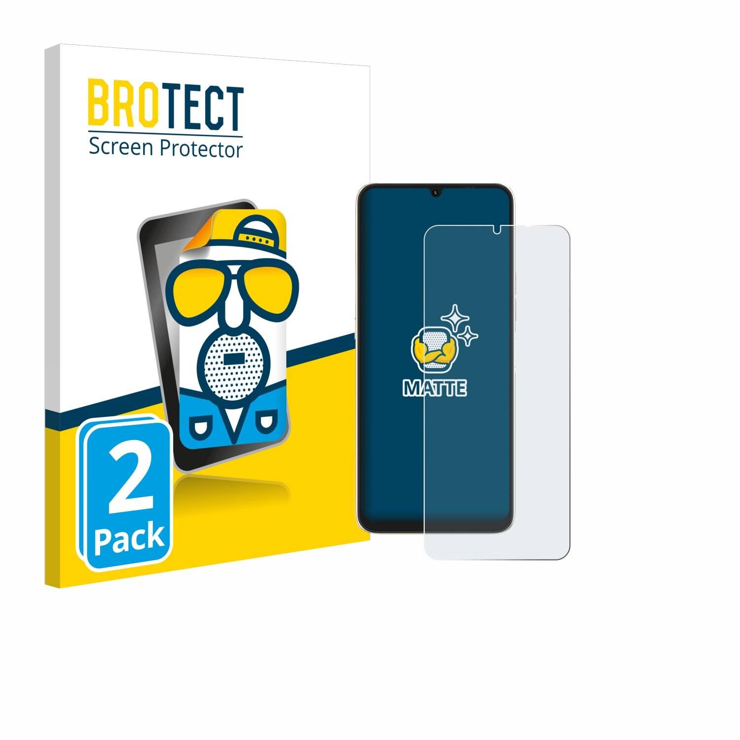 2x BROTECT Entspiegelungs-Folie für Umidigi F3
