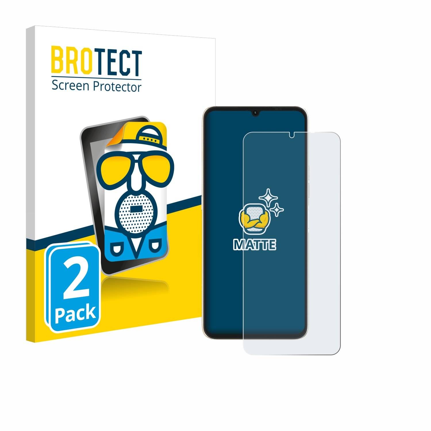 2x BROTECT Entspiegelungs-Folie für Umidigi F3