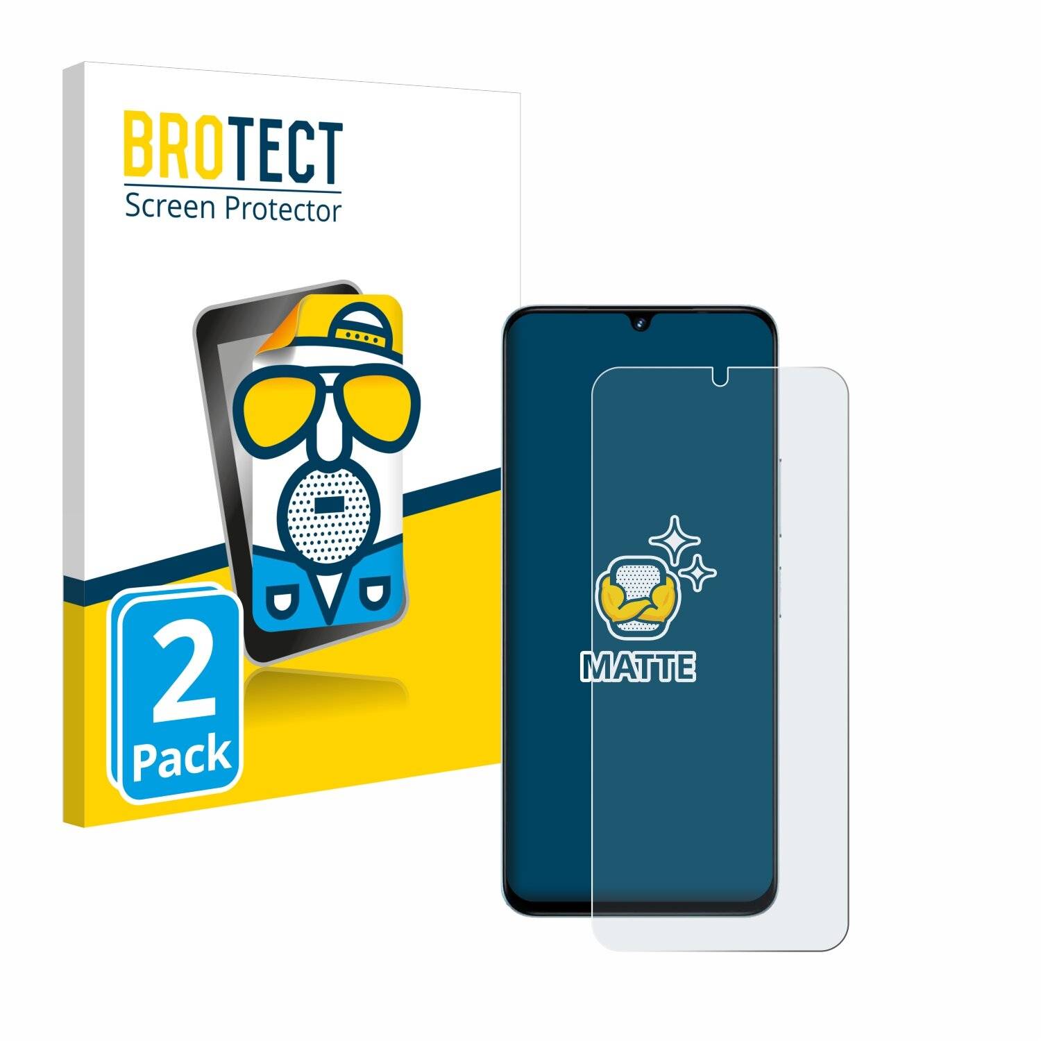 2x BROTECT Entspiegelungs-Folie für Umidigi