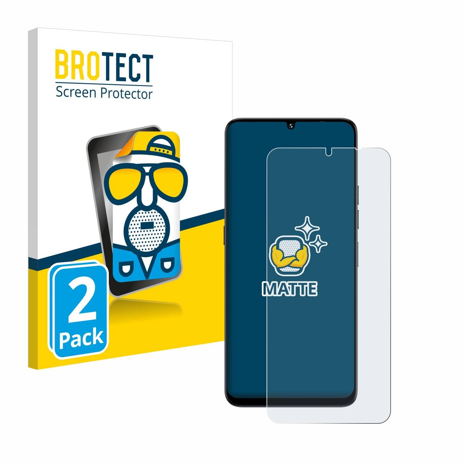 2x BROTECT Entspiegelungs-Folie für Umidigi G9