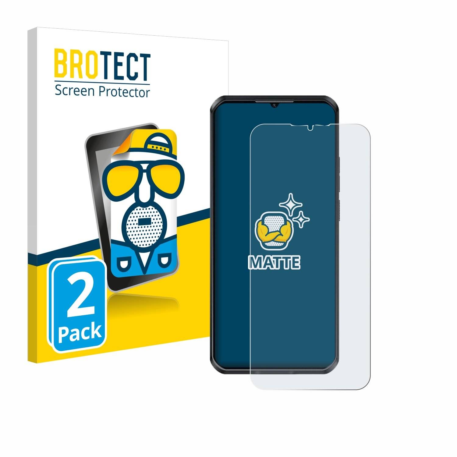 2x BROTECT Entspiegelungs-Folie für Oukitel