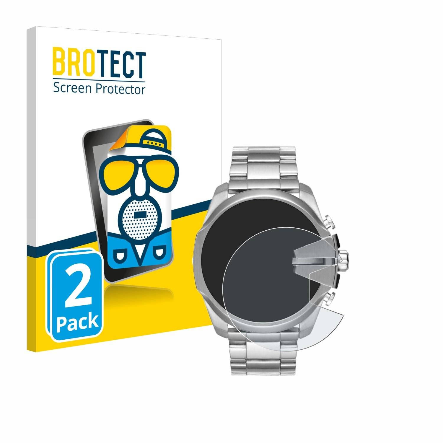 2x BROTECT Entspiegelungs-Folie für Diesel Mega Chief