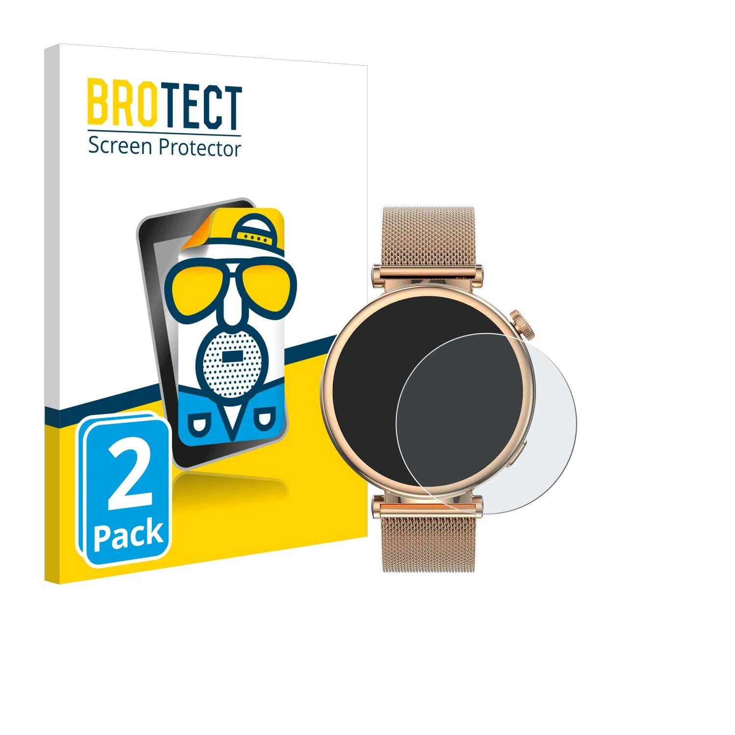2x BROTECT Entspiegelungs-Folie für Kiano Watch