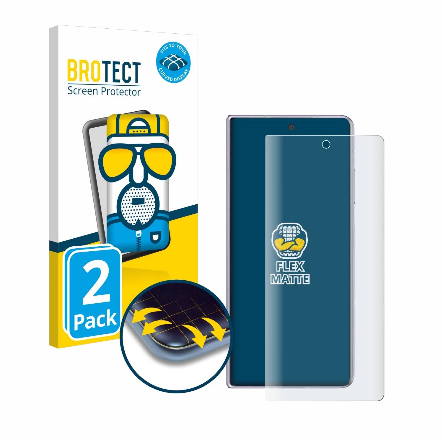2x BROTECT Flex Matt Full-Screen Folie für Honor Magic