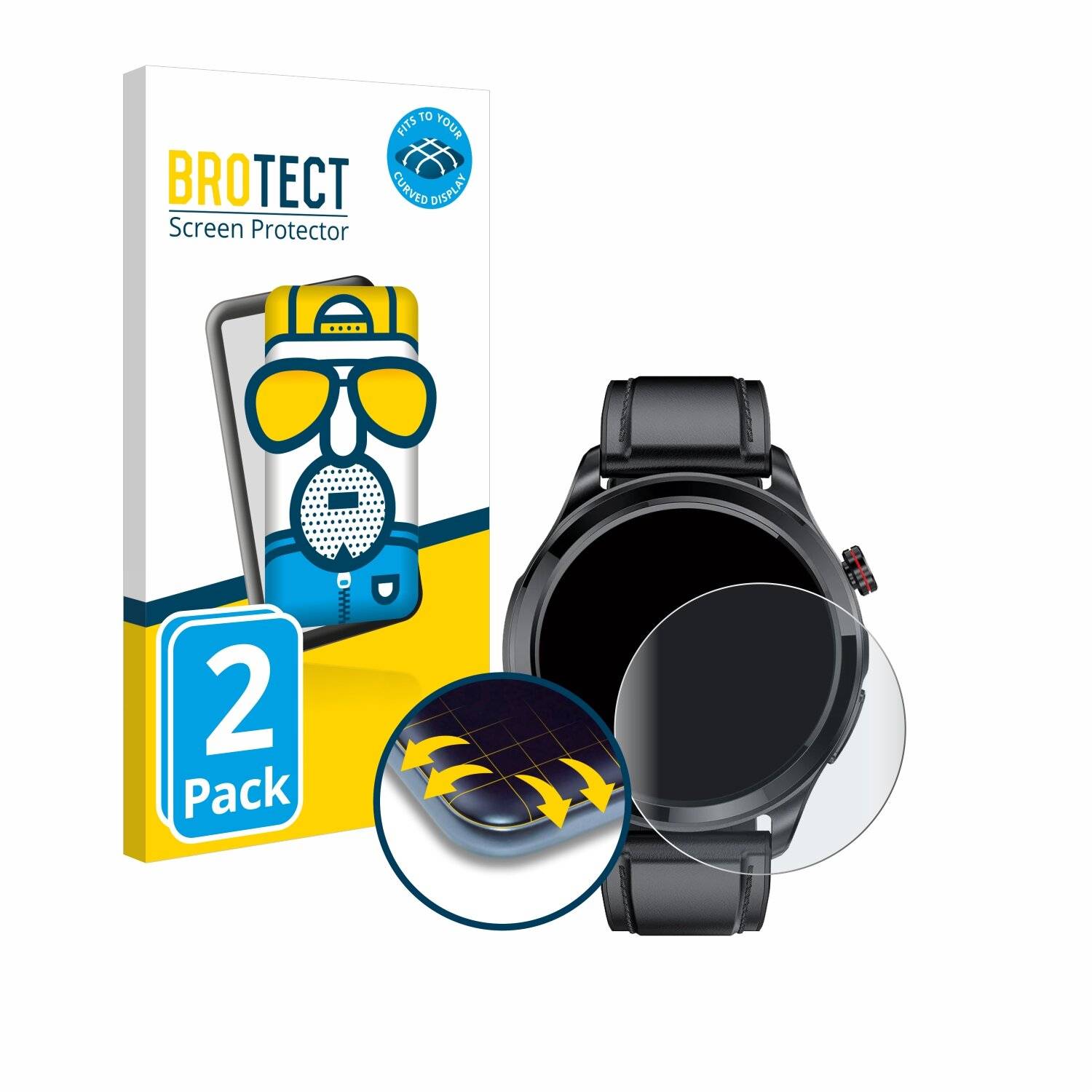 2x BROTECT Flex Matt Full-Screen Folie für Kardena Care Pro