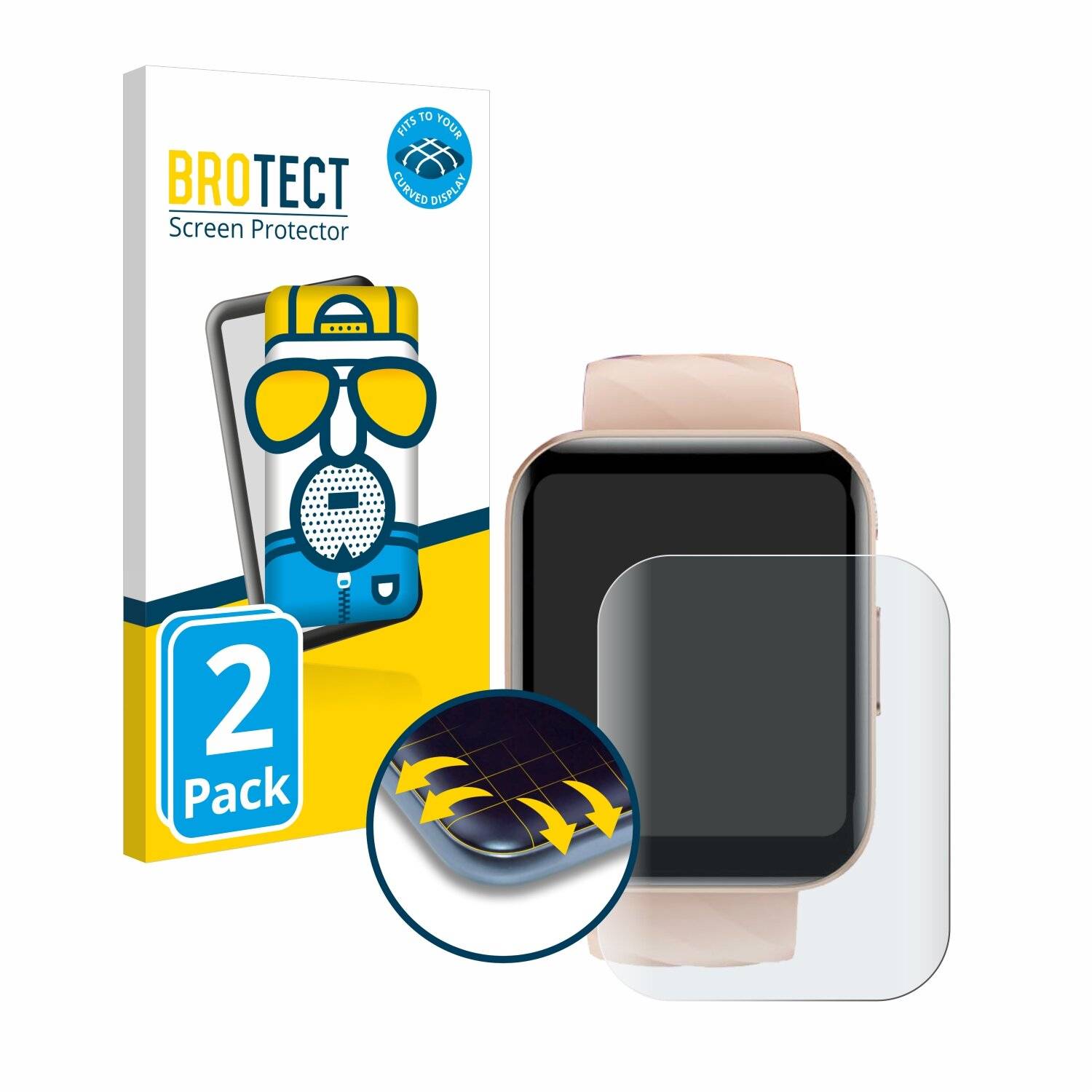 2x BROTECT Flex Matt Full-Screen Folie für RUIMEN