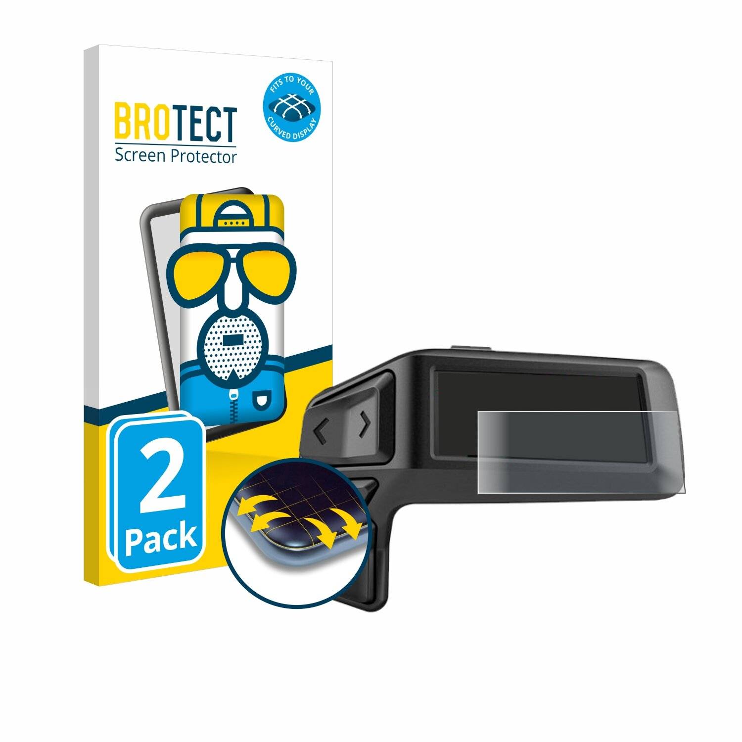 2x BROTECT Flex Matt Full-Screen Folie für Bosch Purion