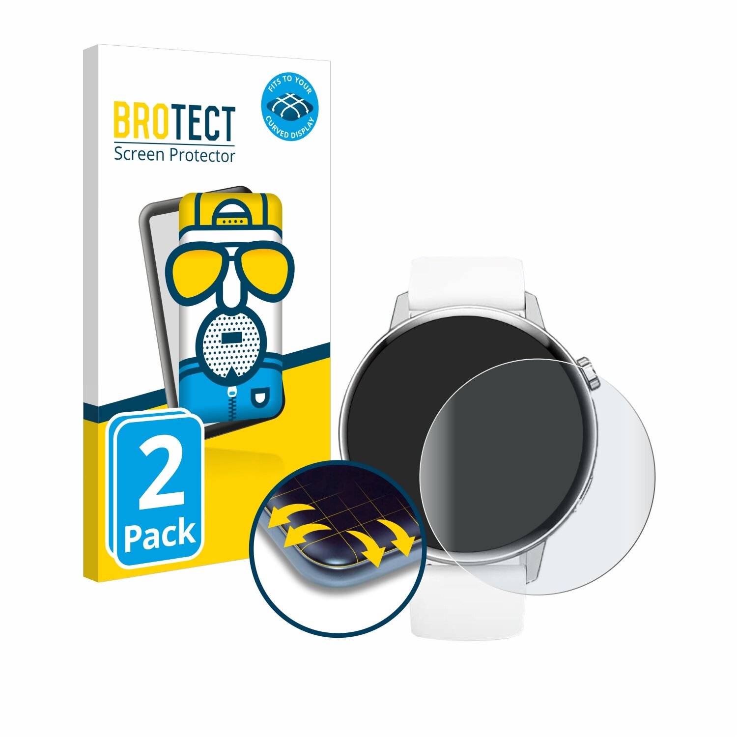 2x BROTECT Flex Matt Full-Screen Folie für Swgota I39H