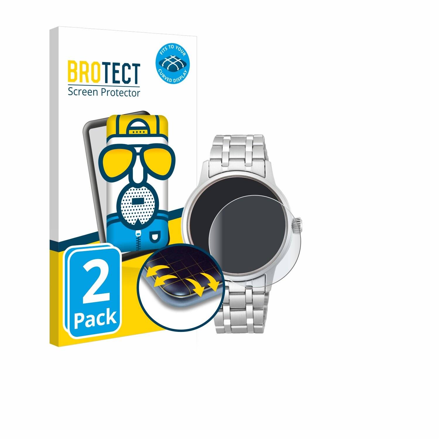 2x BROTECT Flex Matt Full-Screen Folie für Seiko Presage