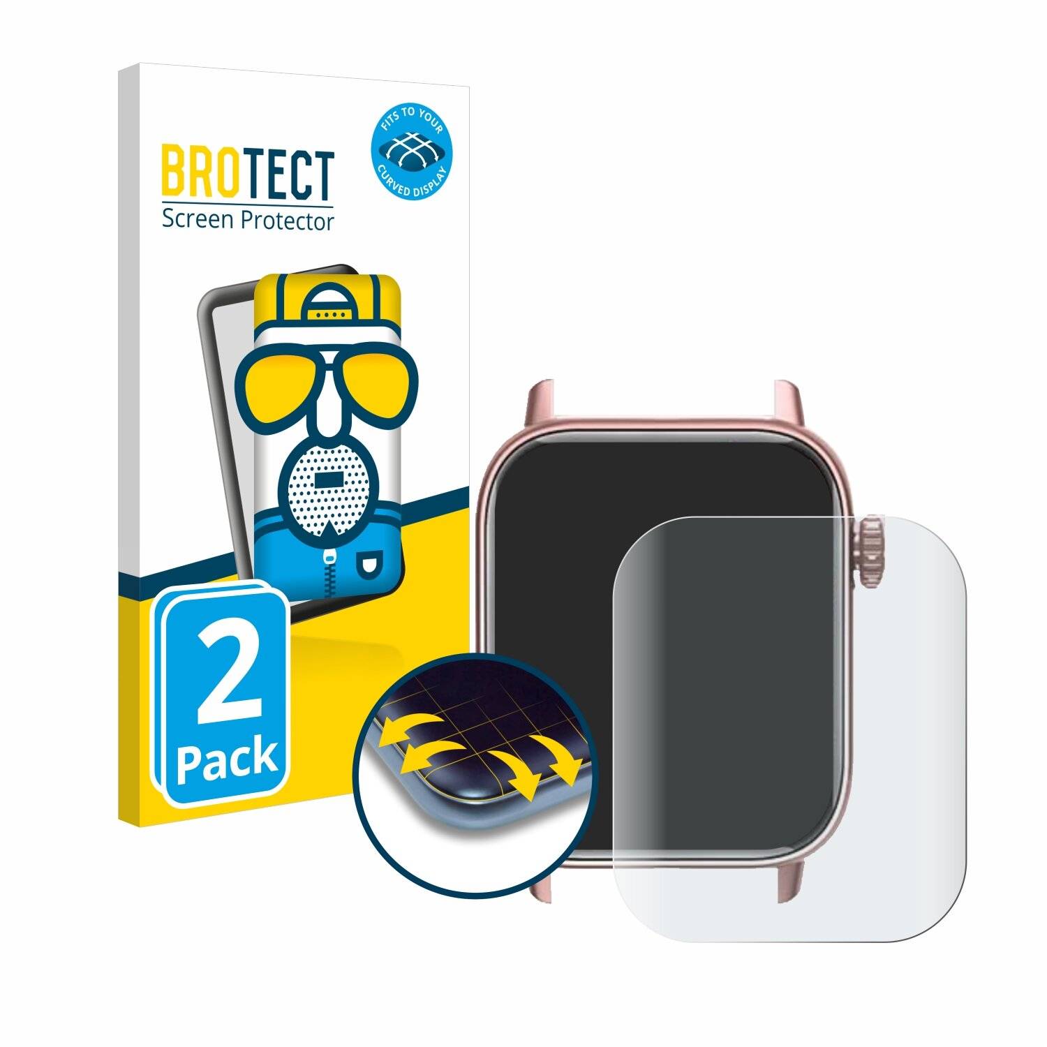 2x BROTECT Flex Matt Full-Screen Folie für Banlvs