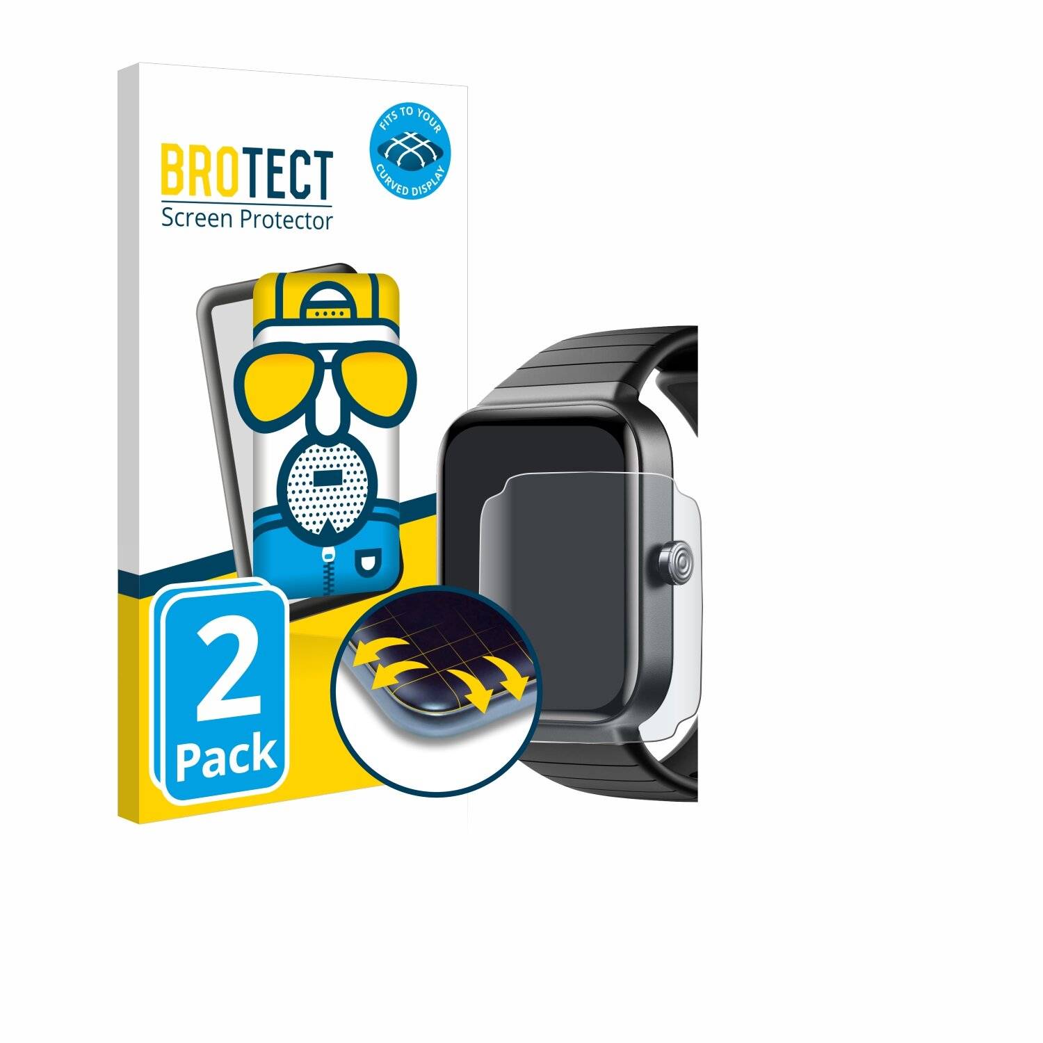 2x BROTECT Flex Matt Full-Screen Folie für aeac 13
